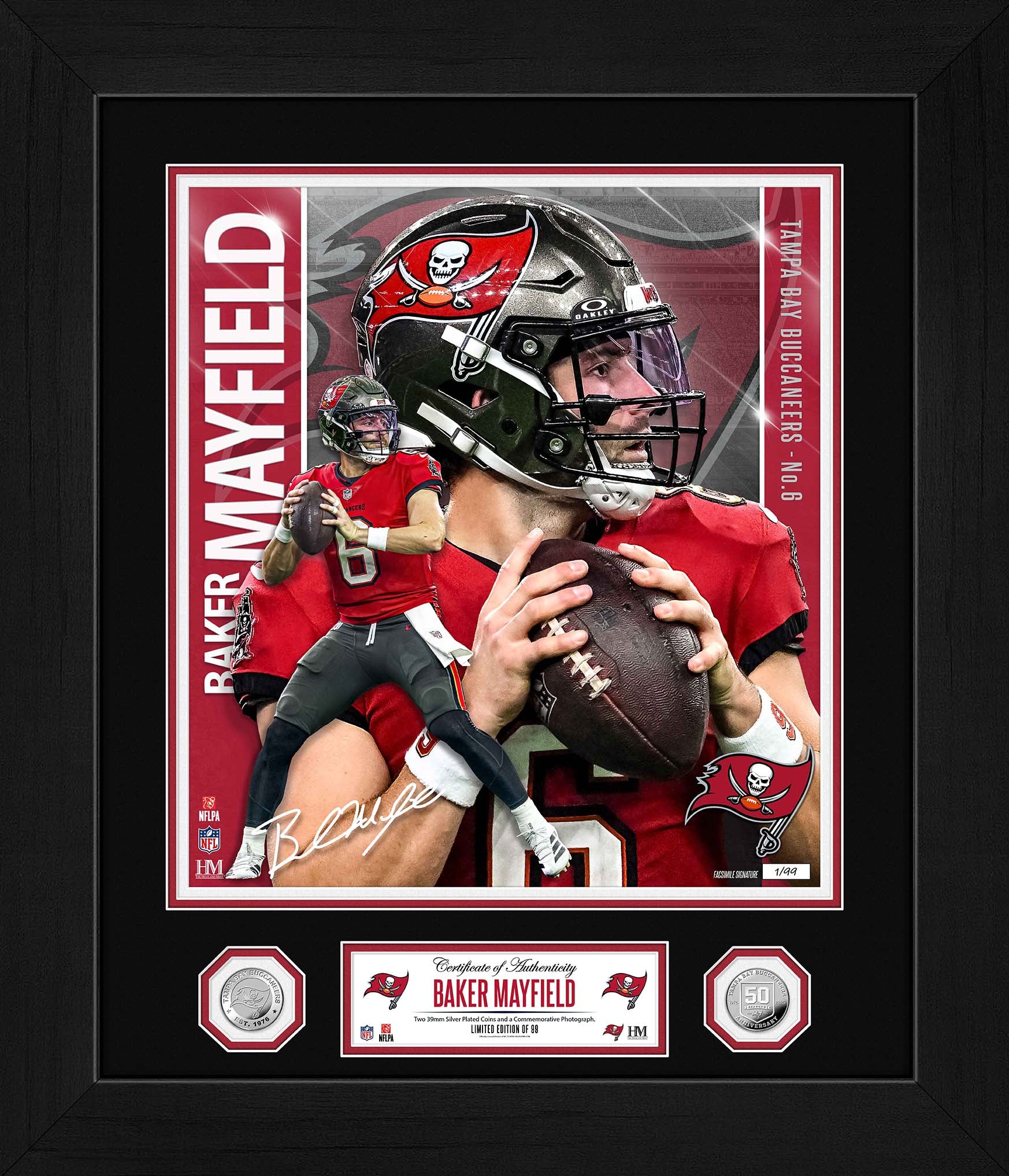 Baker Mayfield Tampa Bay Buccaneers Special Edition Silver Coin Photomint