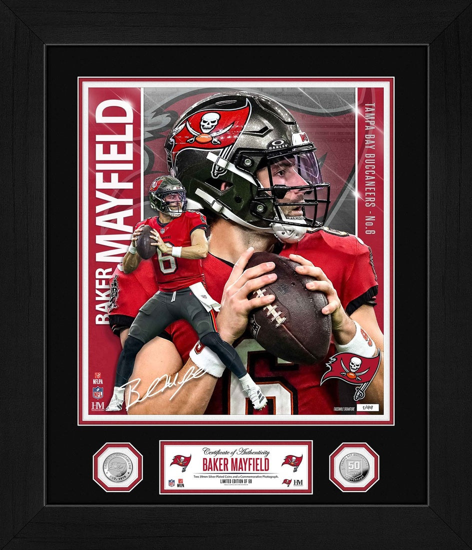 Baker Mayfield Tampa Bay Buccaneers Special Edition Silver Coin Photomint