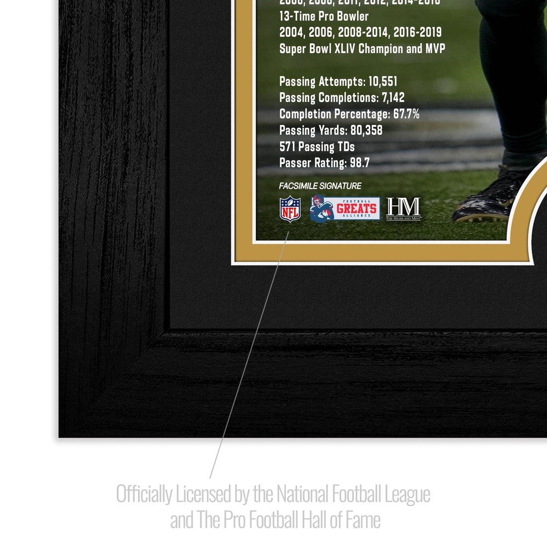 Drew Brees 2026 NFL Hall of Fame Induction Bronze Coin Photo Mint