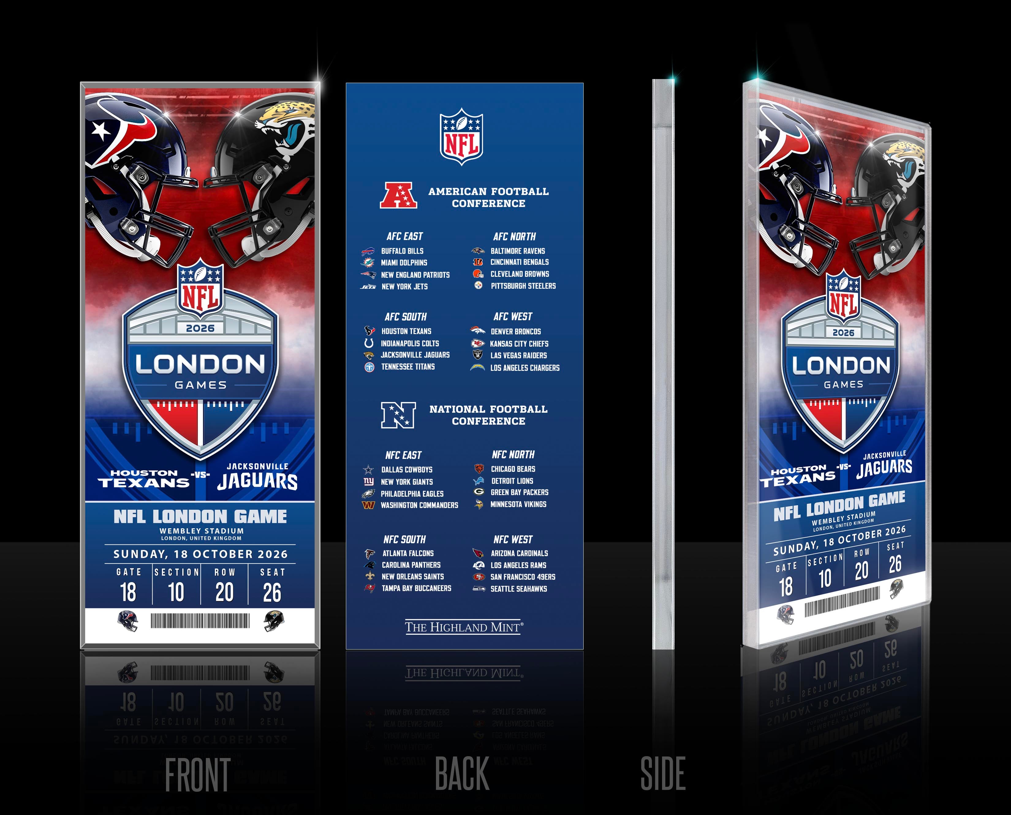 Houston Texans Memorabilia & Collectibles – The Highland Mint