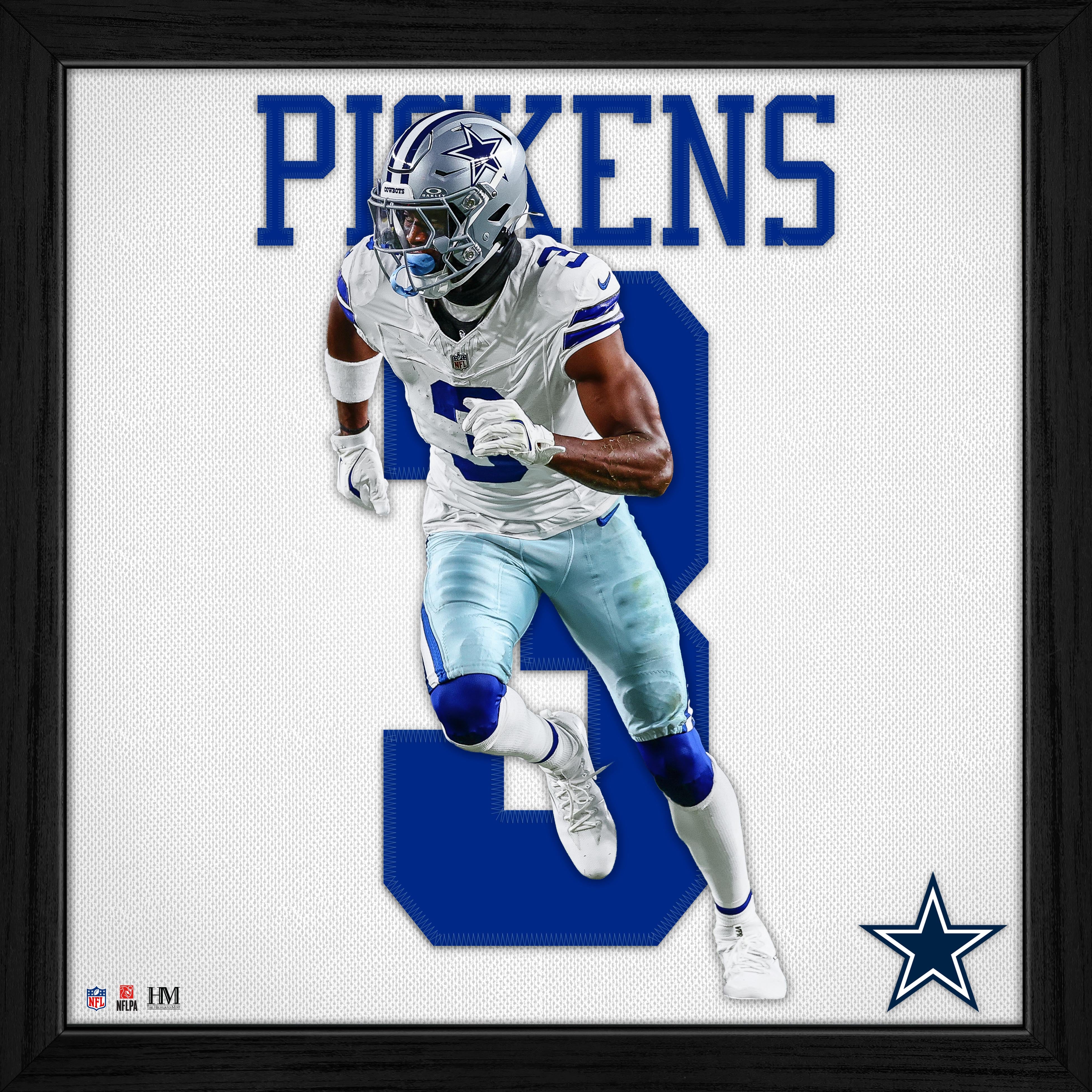 George Pickens Dallas Cowboys Impact Jersey Frame