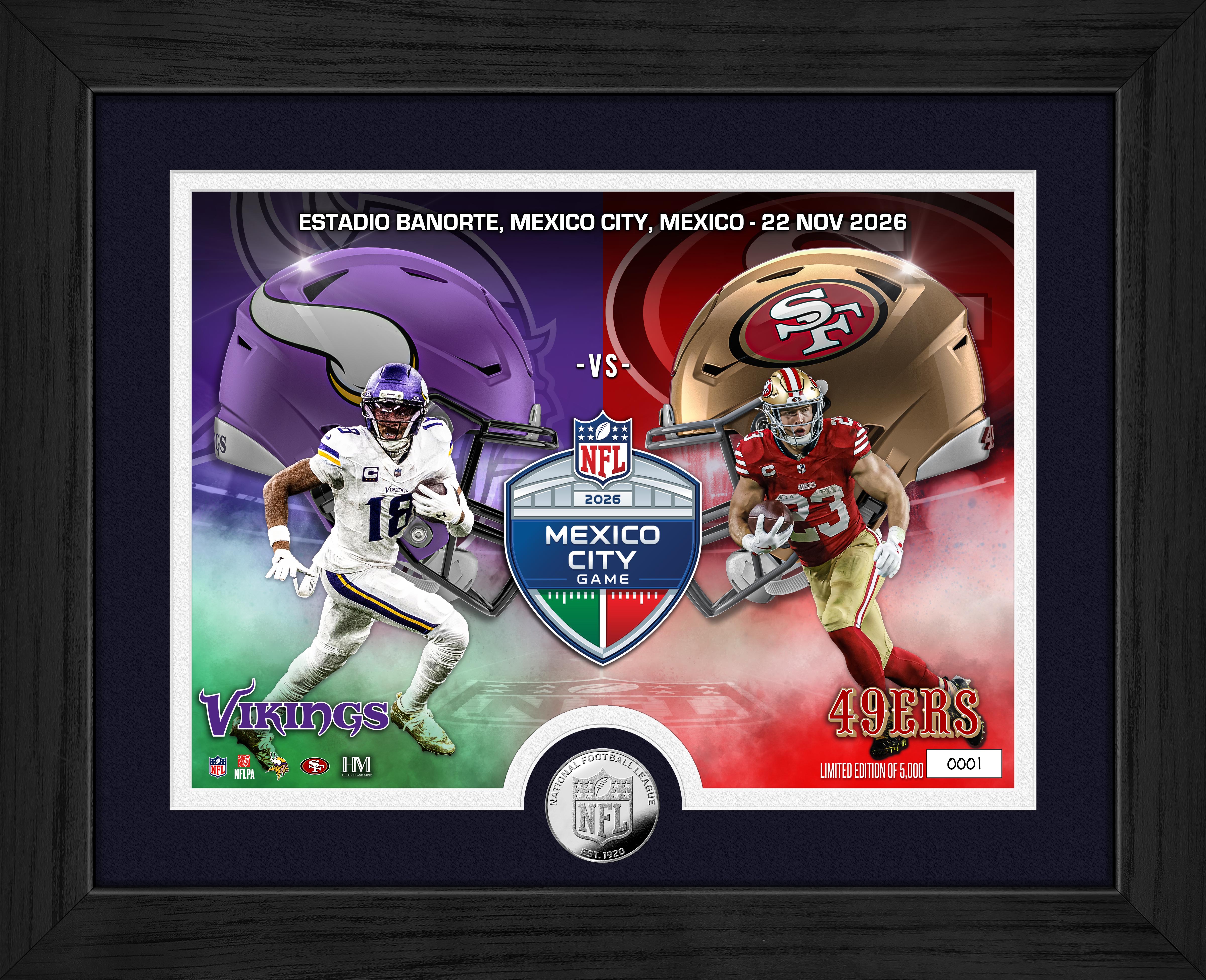 2026 NFL International Games Week 11 Vikings vs 49ers Mexico