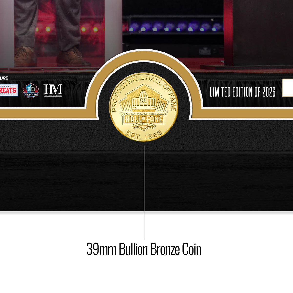Drew Brees Pro Football Hall of Fame Induction Bronze Coin Photo Mint