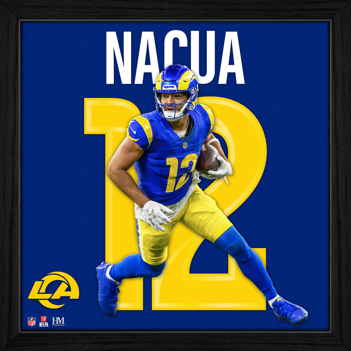 Puka Nacua Los Angeles Rams Impact Jersey Frame