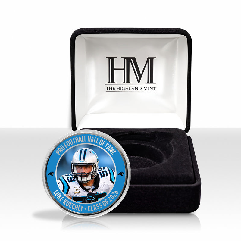 Luke Kuechly 2026 NFL Hall of Fame Induction Silver Plated Coin