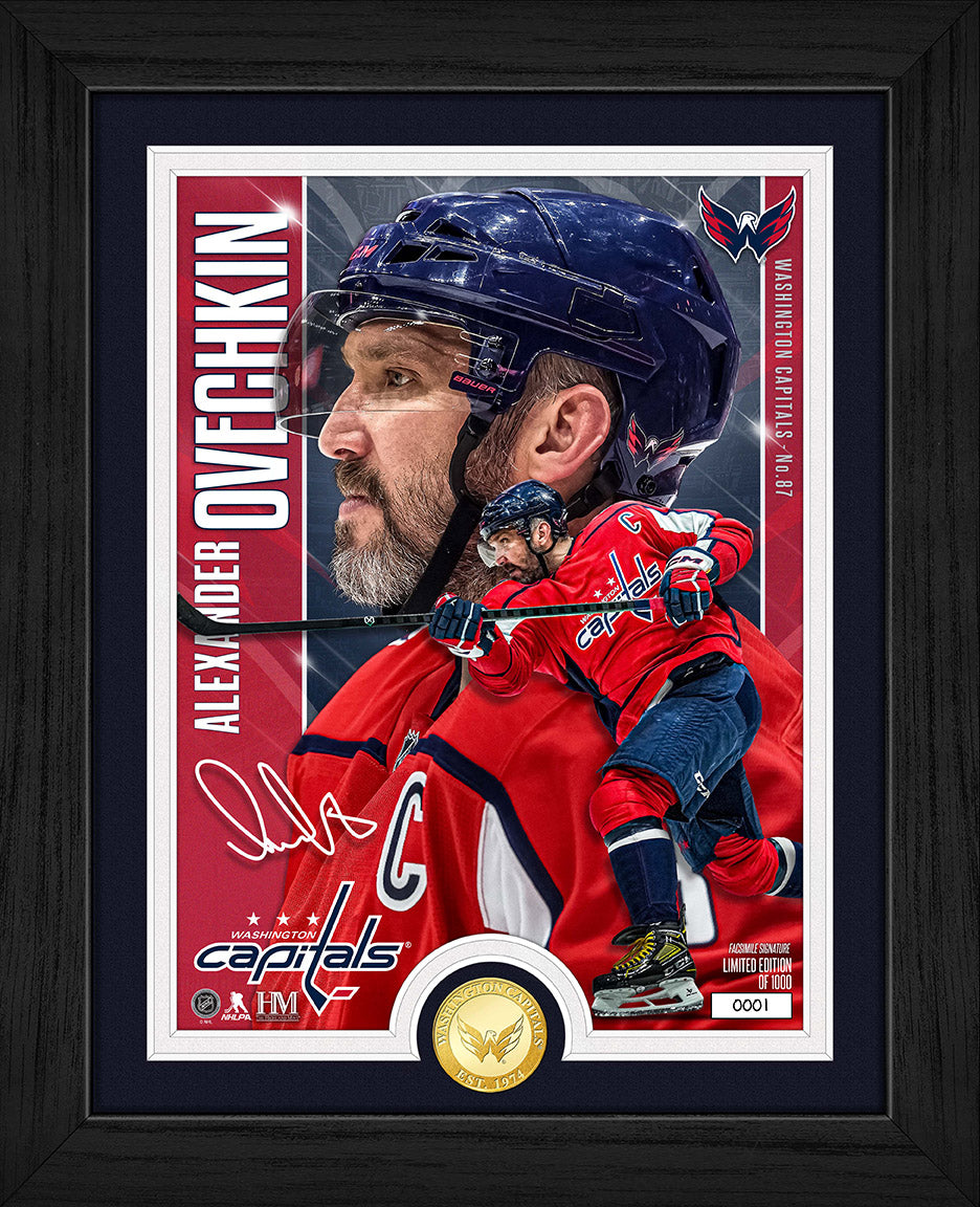 Alexander Ovechkin Washington Capitals Bronze Coin Artist Proof Photo Mint