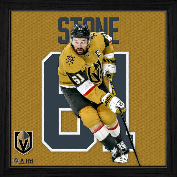 Mark Stone Vegas Golden Knights Impact Jersey Frame