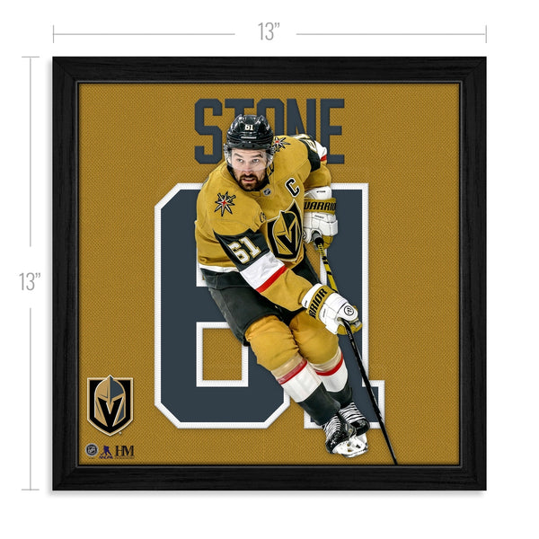 Mark Stone Vegas Golden Knights Impact Jersey Frame