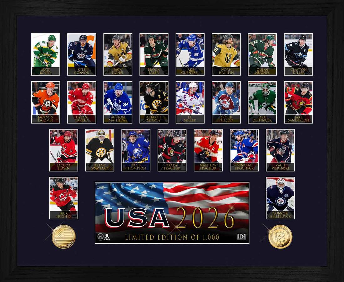 USA 2026 NHL Players Memorable Moments Gold Coin Photo Mint