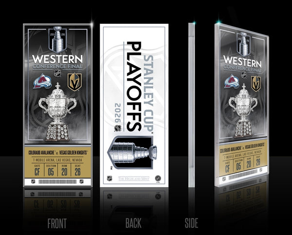 Vegas Knights 2026 NHL Western Conference Final Commemorative Acrylic Ticket