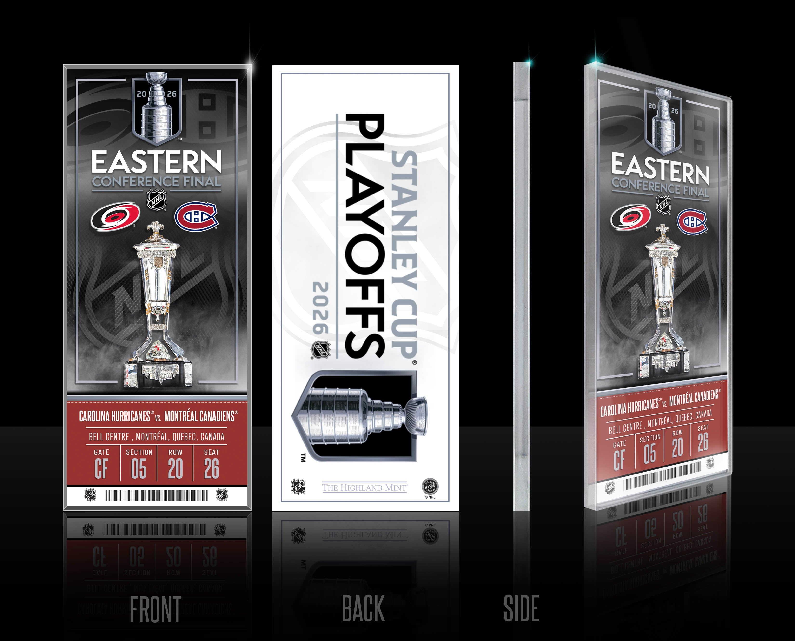 Montreal Canadiens 2026 NHL Eastern Conference Final Commemorative Acrylic Ticket