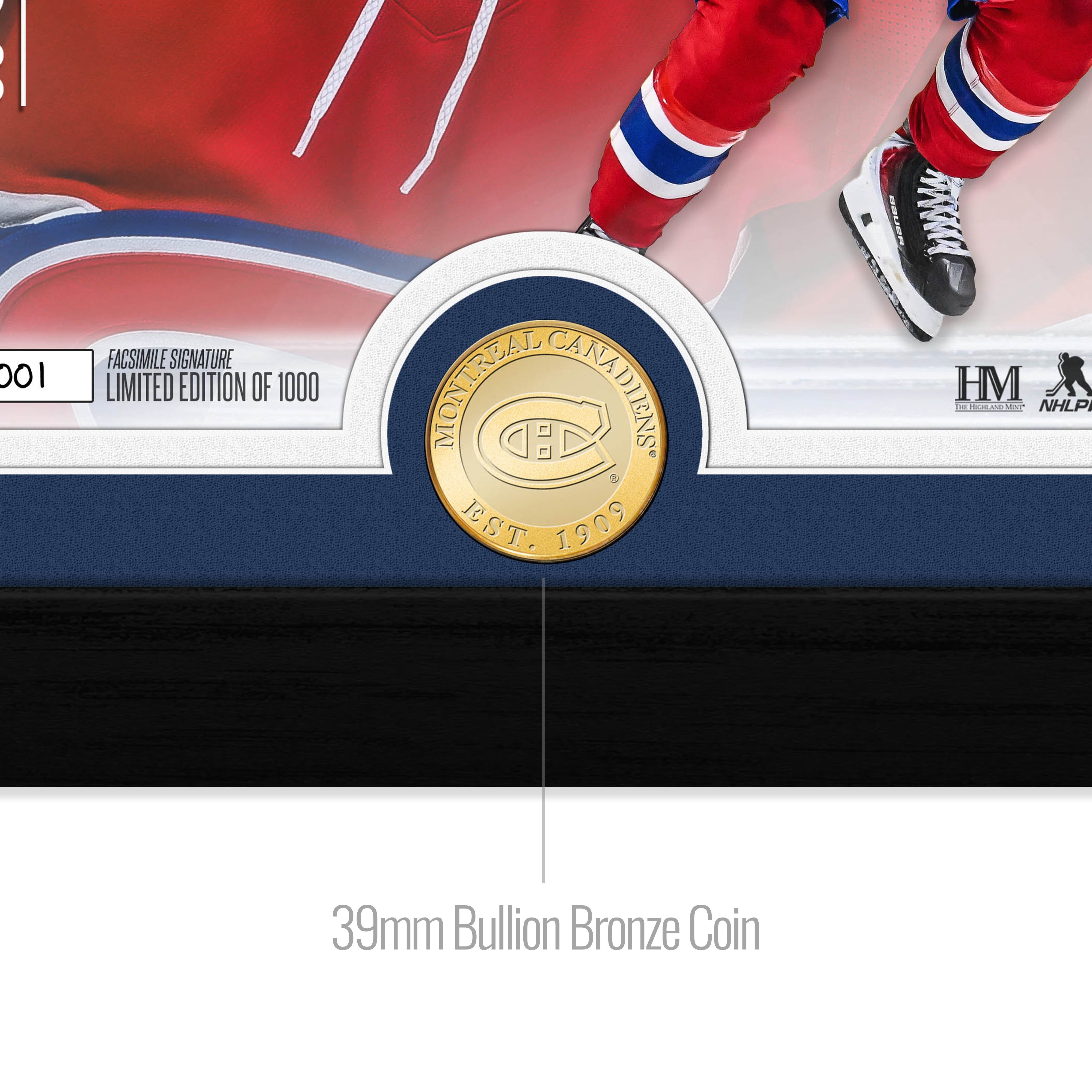 Cole Caufield Montreal Canadiens 50 Goals Bronze Coin Photo Mint