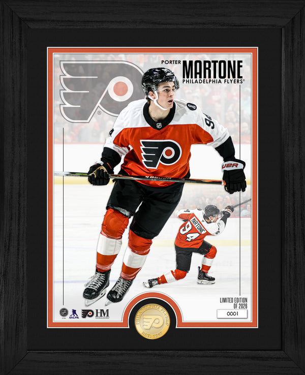 Porter Martone Philadelphia Flyers Bronze Coin Photo Mint