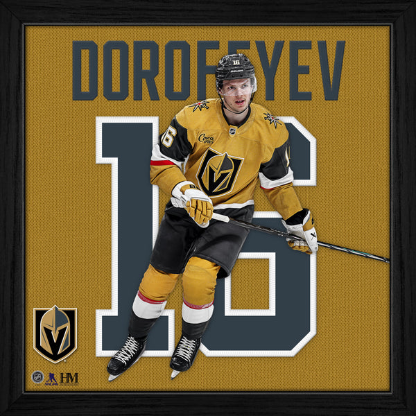 Pavel Dorofeyev Vegas Golden Knights Impact Jersey Frame