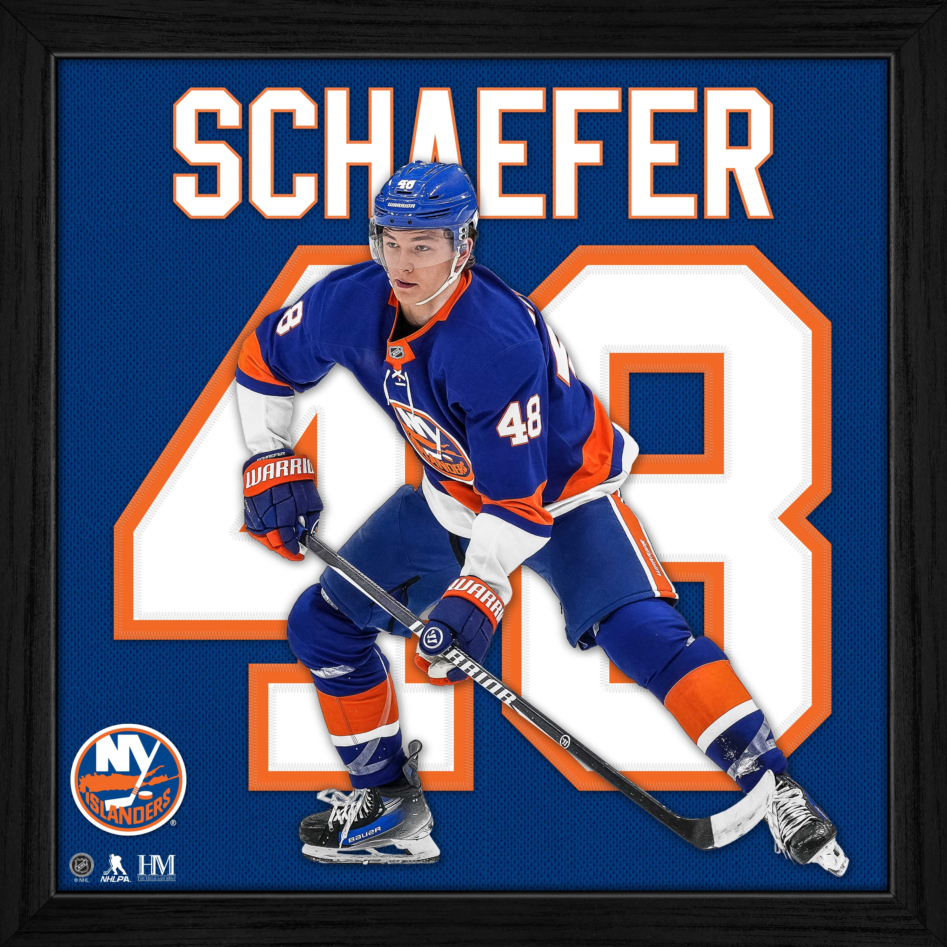 Matthew Schaefer New York Islanders Impact Jersey Frame
