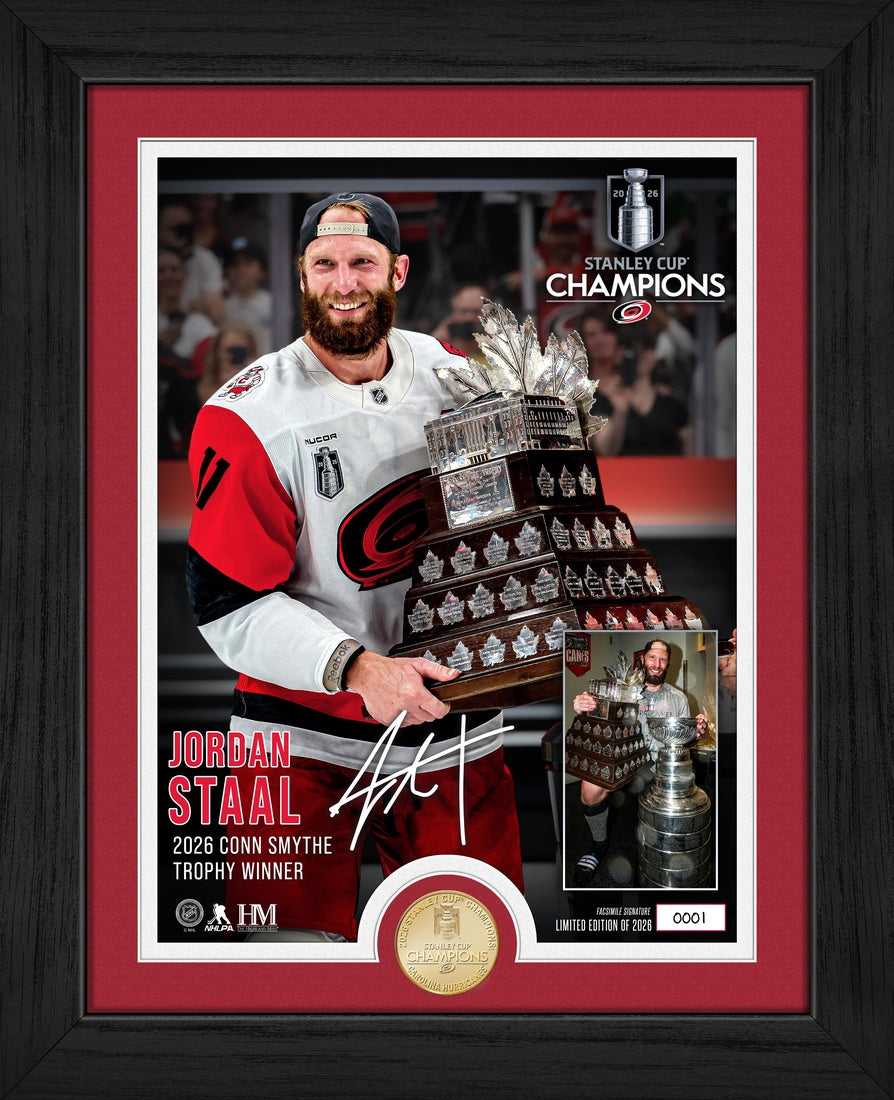 Carolina Hurricanes 2026 Conn Smythe Award Bronze Coin Photo Mint