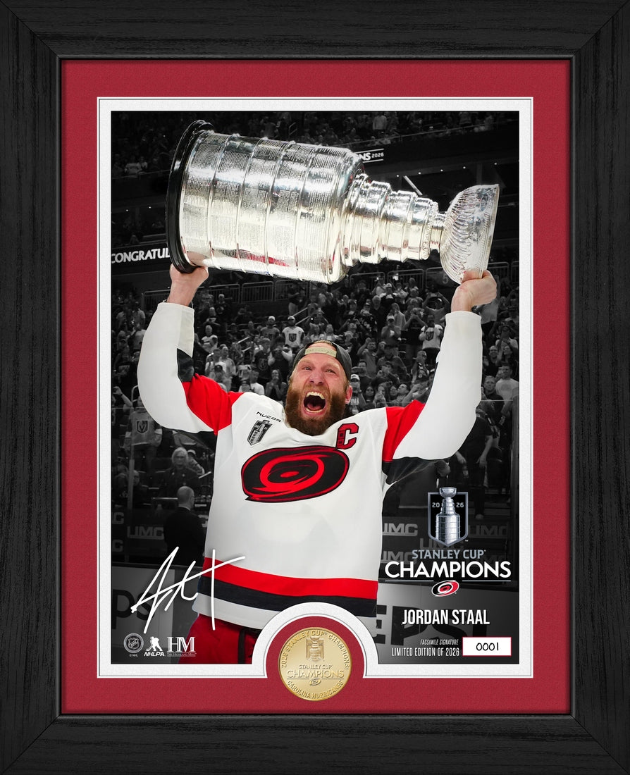 Jordan Staal 2026 Stanley Cup Bronze Coin Photo Mint
