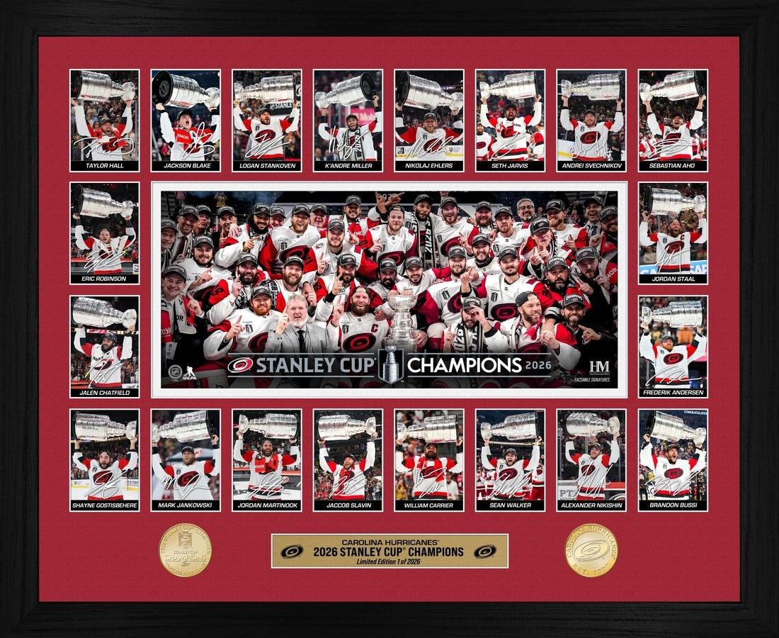 Carolina Hurricanes 2026 Stanley Cup Champions Memorable Moments Bronze Coin Photo Mint