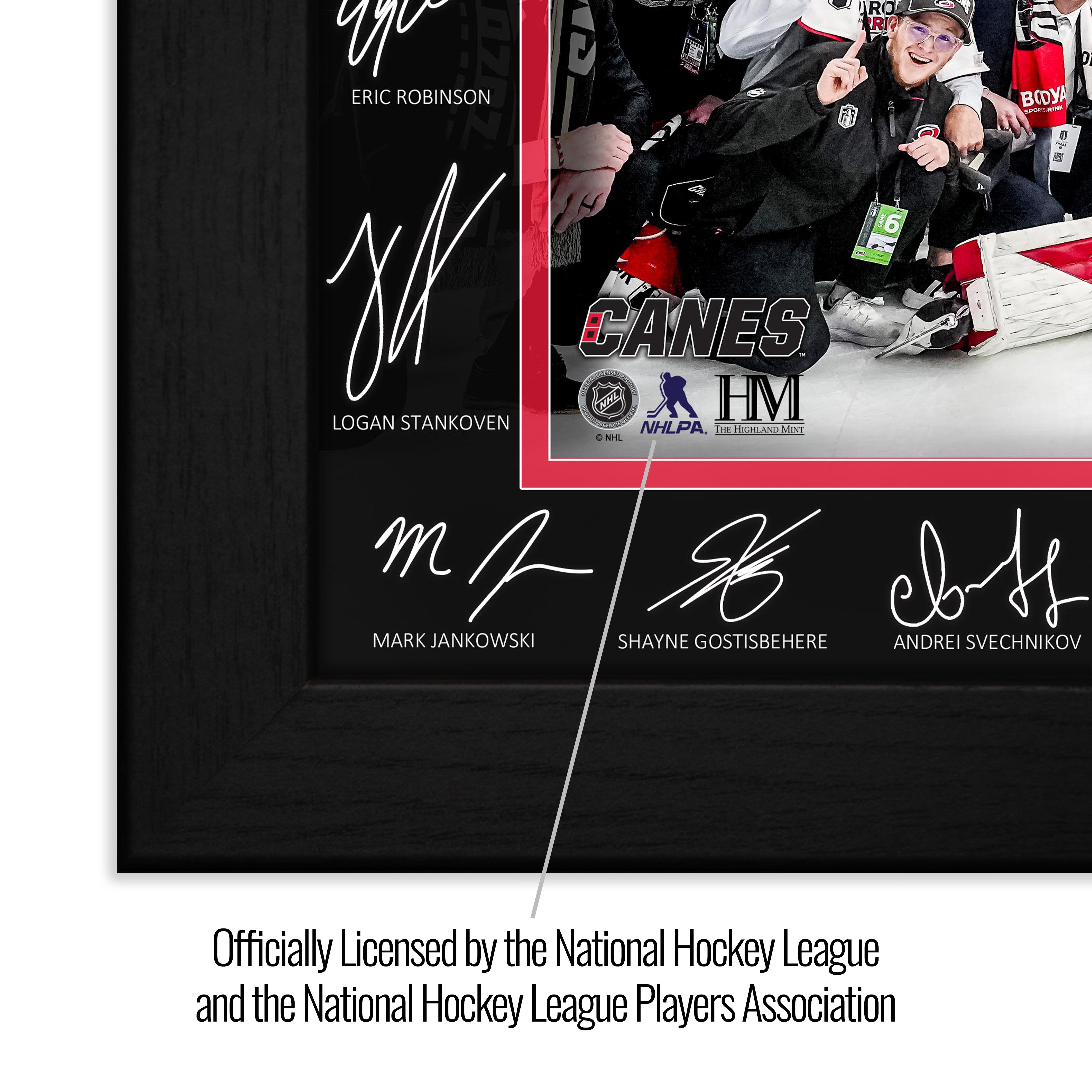 Carolina Hurricanes 2026 Stanley Cup Champions Tradition Signature Frame