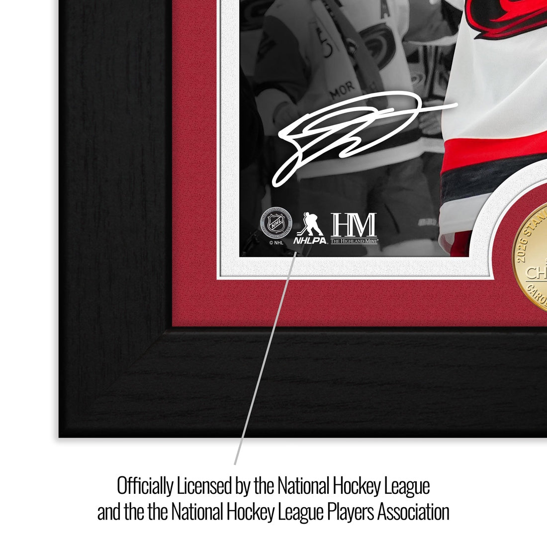 Sebastian Aho 2026 Stanley Cup Bronze Coin Photo Mint