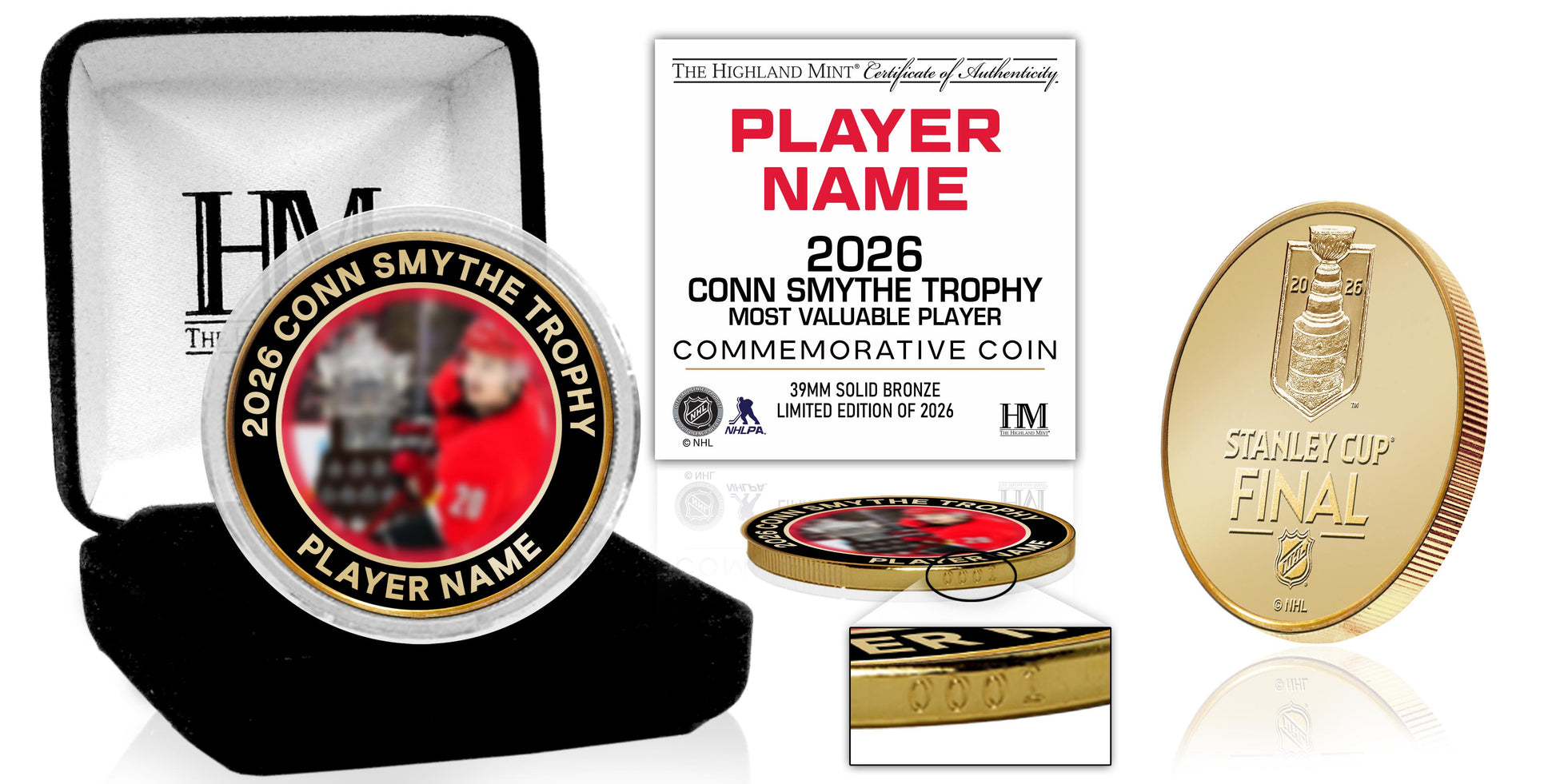 Carolina Hurricanes 2026 Conn Smythe Award Bronze Color Coin