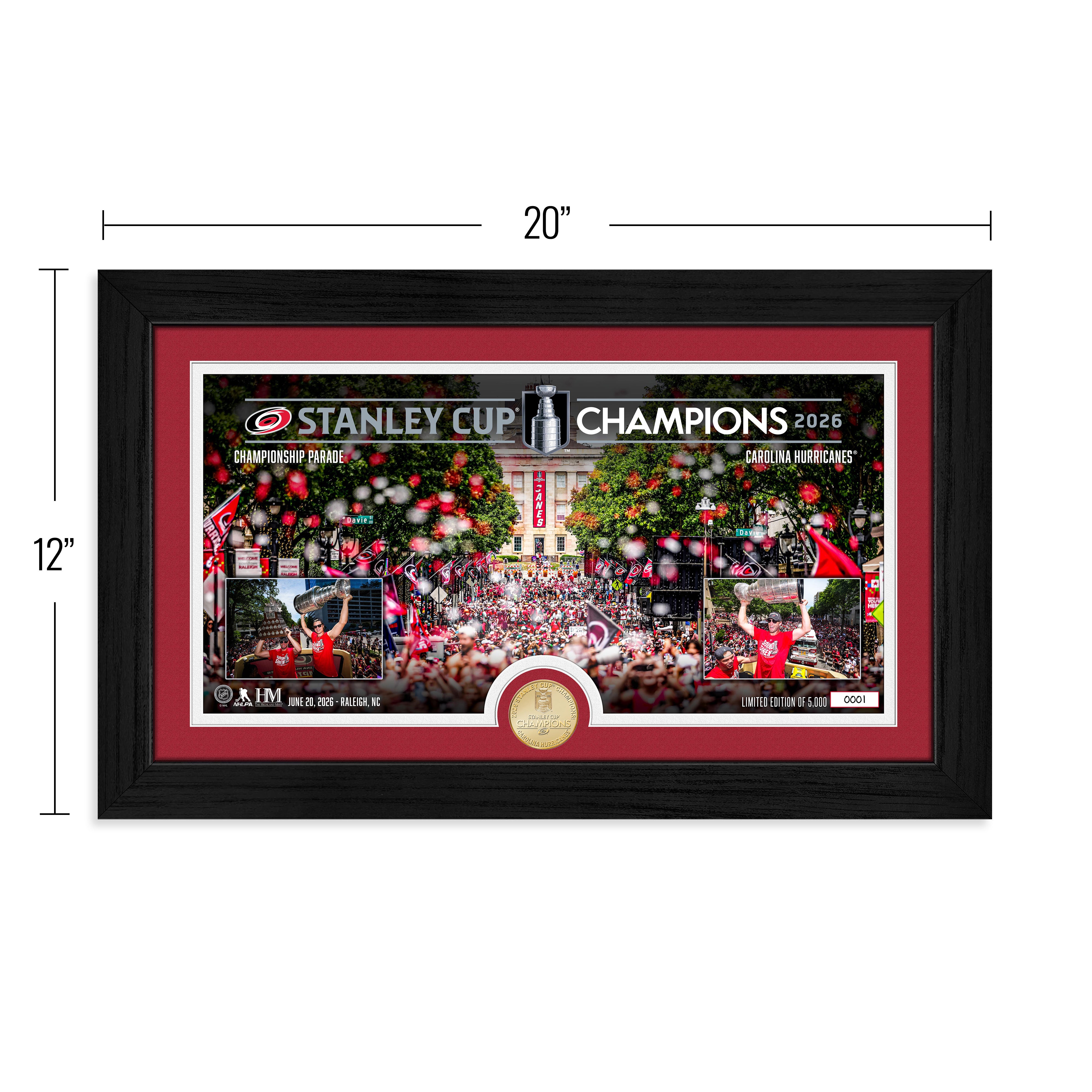 Carolina Hurricanes 2026 Stanley Cup Championship Parade Bronze Coin Photo Mint