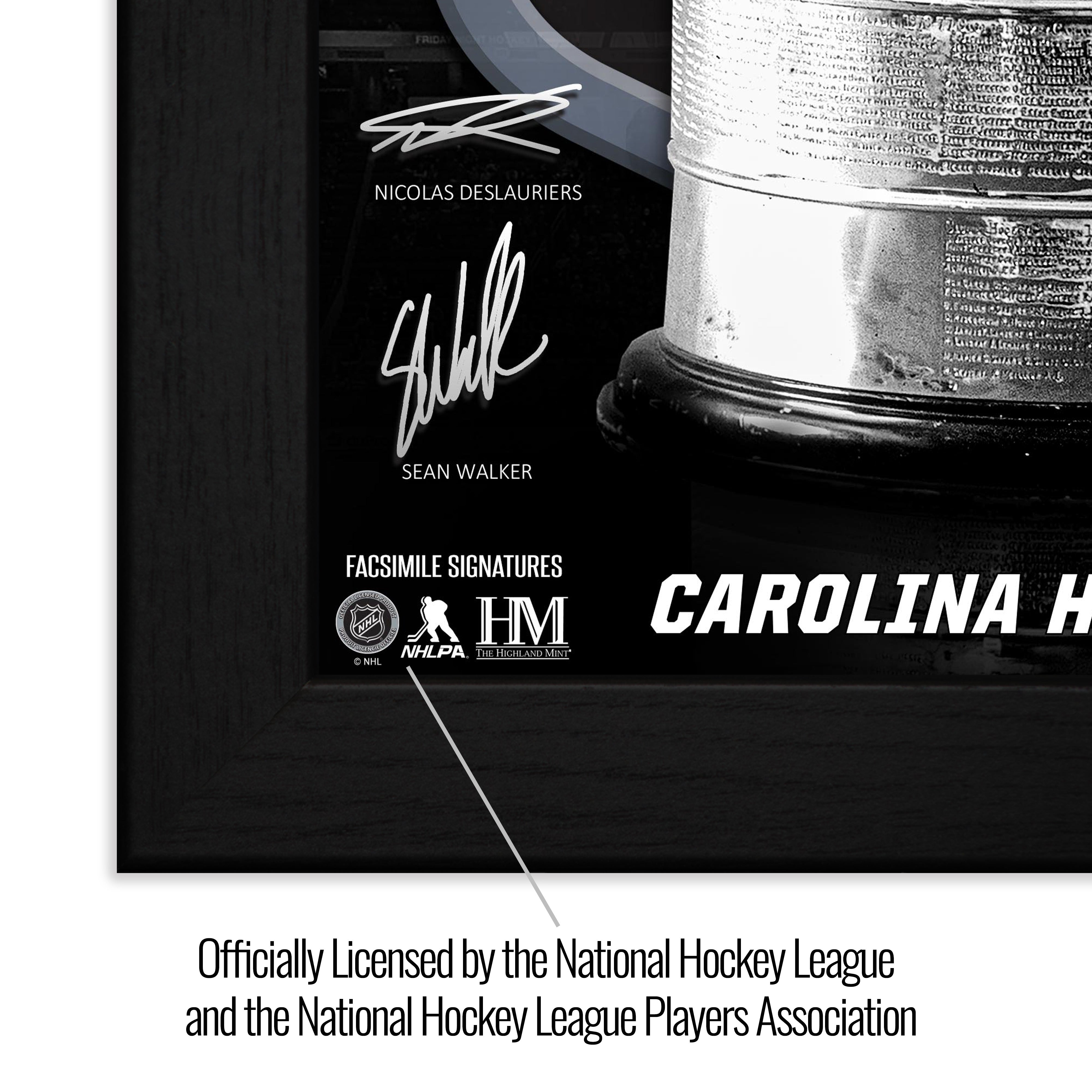 Carolina Hurricanes 2026 Stanley Cup Champions Signature Frame