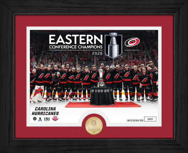 Carolina Hurricanes 2026 NHL Eastern Conference Champions Bronze Coin Celebration Photo Mint