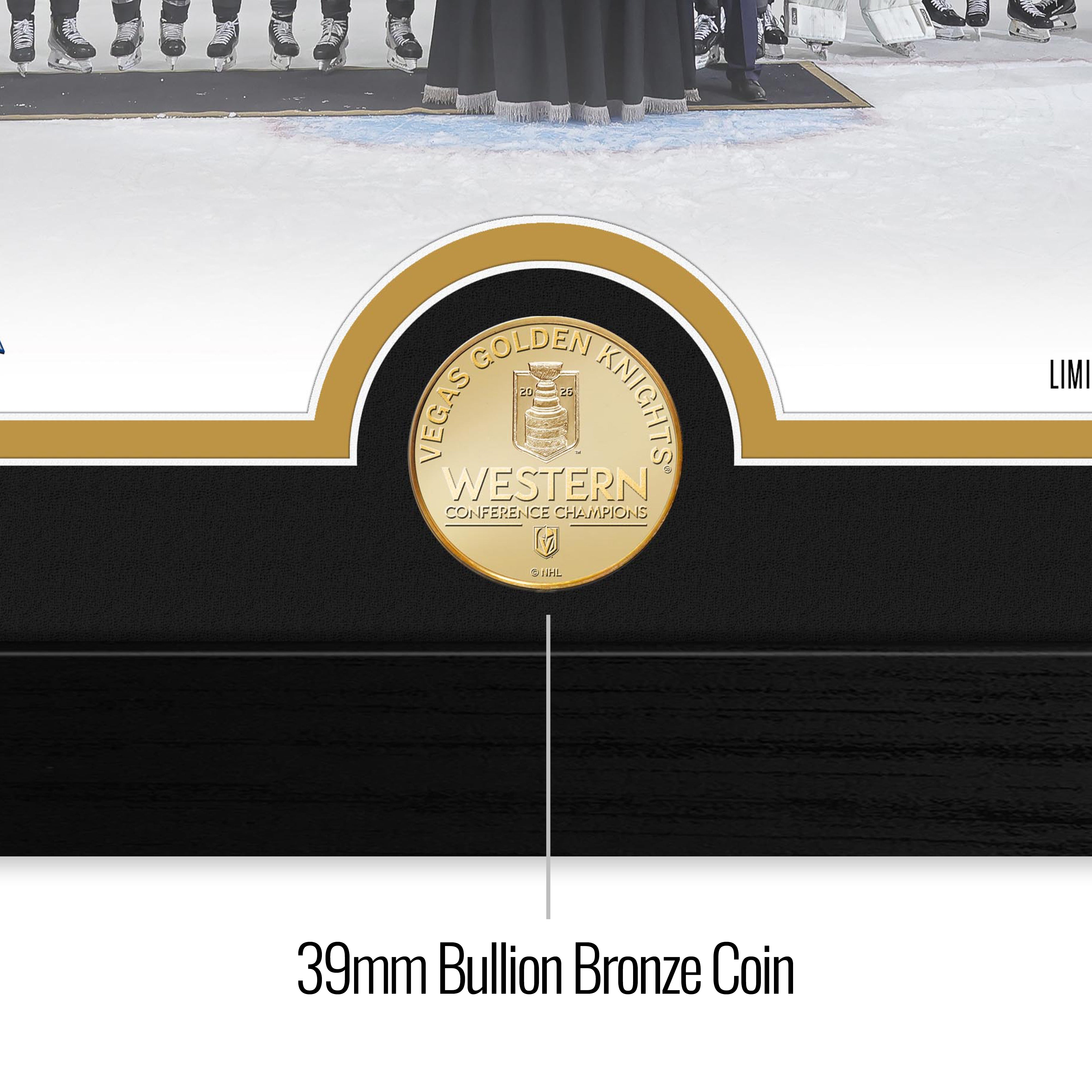 Vegas Golden Knights 2026 NHL Western Conference Champions Bronze