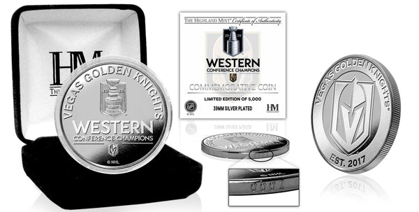 Vegas Golden Knights 2026 NHL Western Conference Champions Silver Coin 