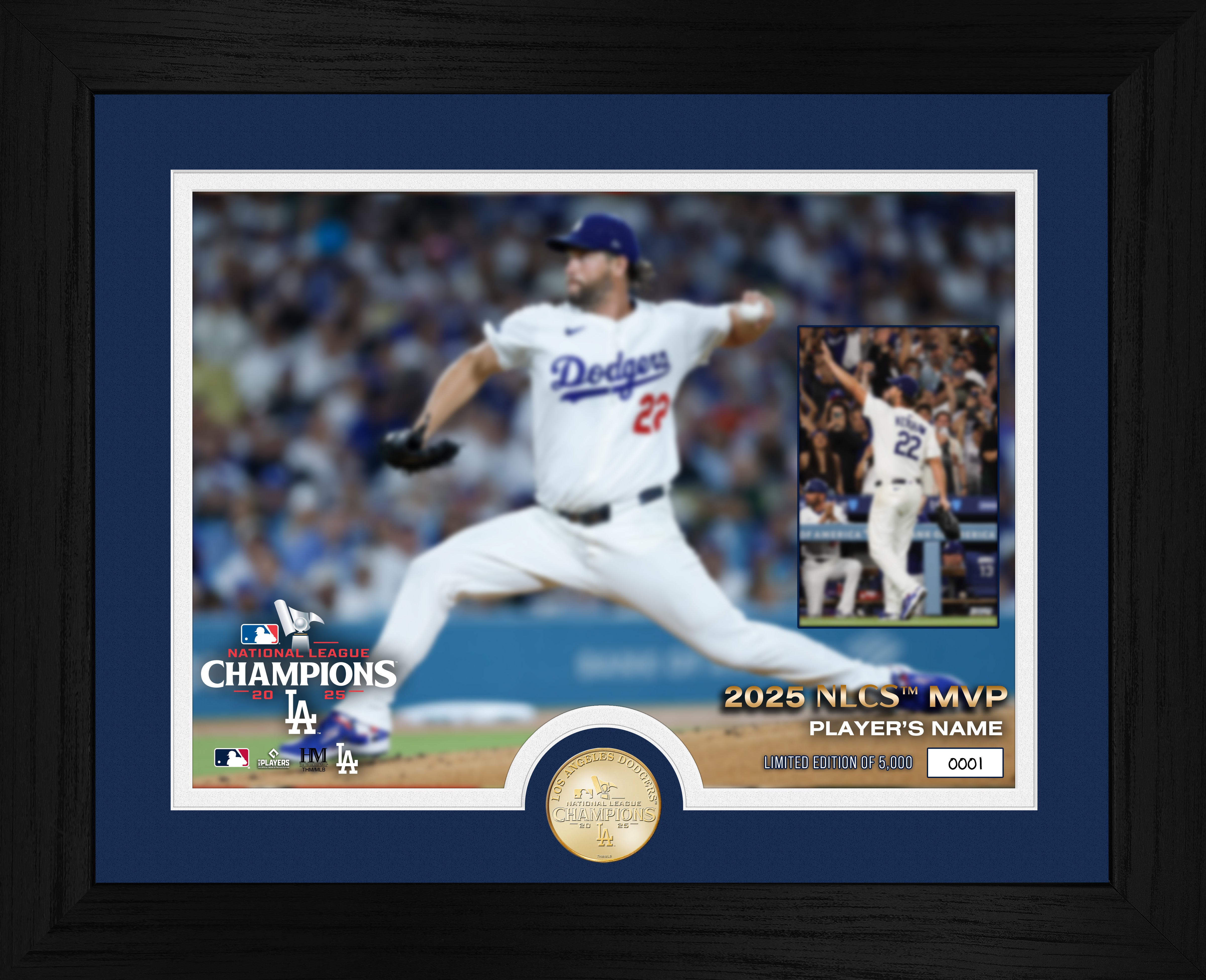 Los Angeles Dodgers 2025 National League Series MVP Bronze Coin Photo Mint