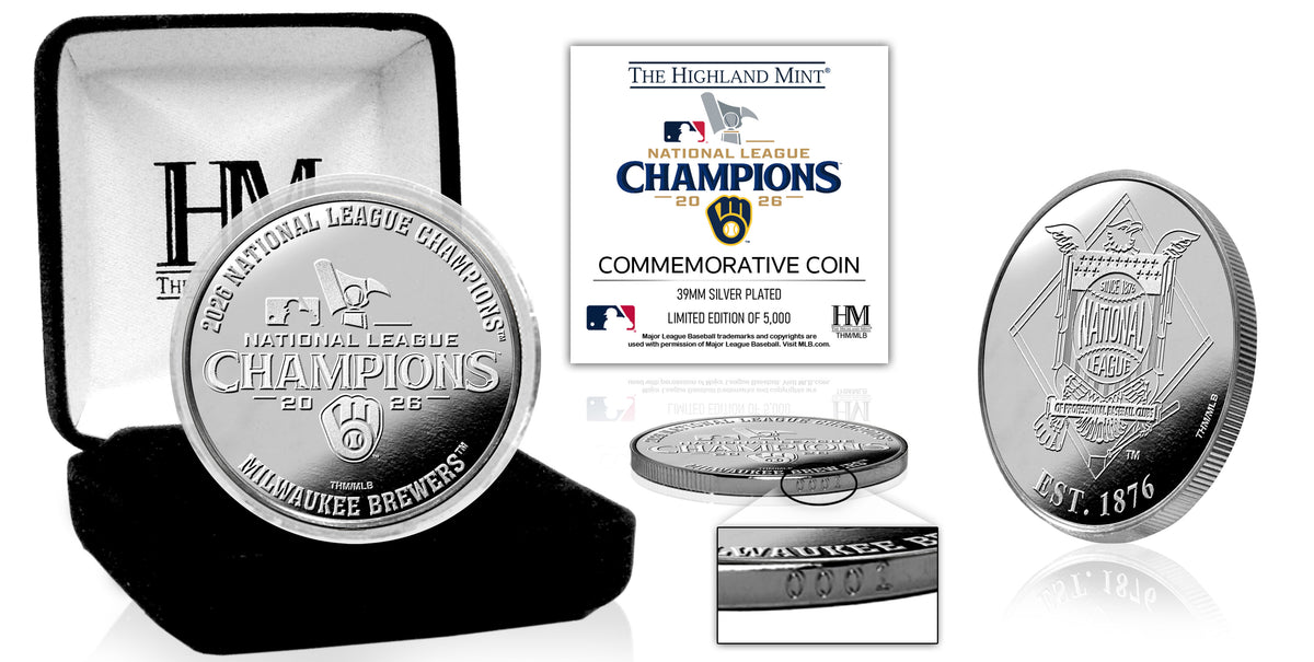 Milwaukee Brewers 2026 NL Champions Silver Coin