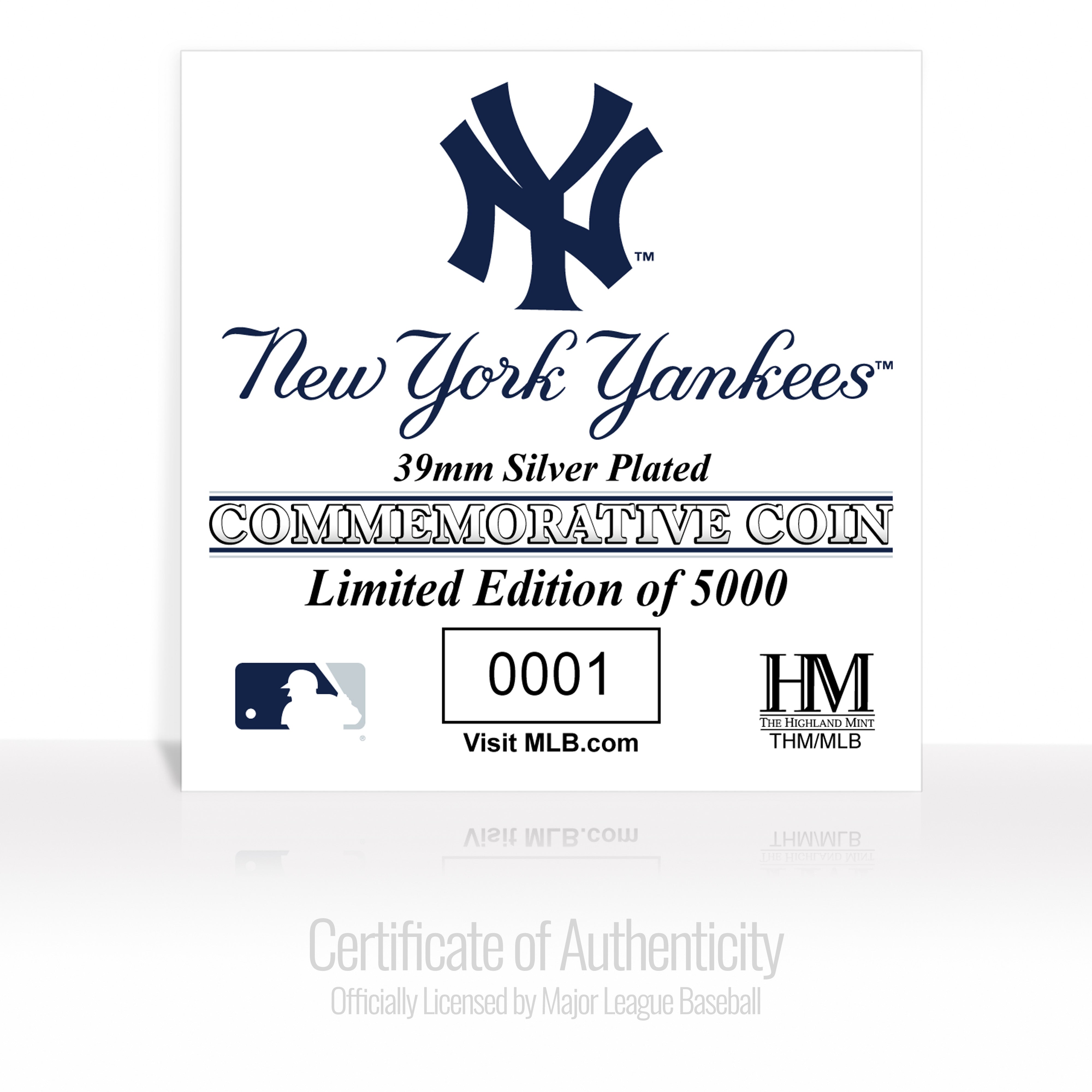 New York Yankees Silver Coin