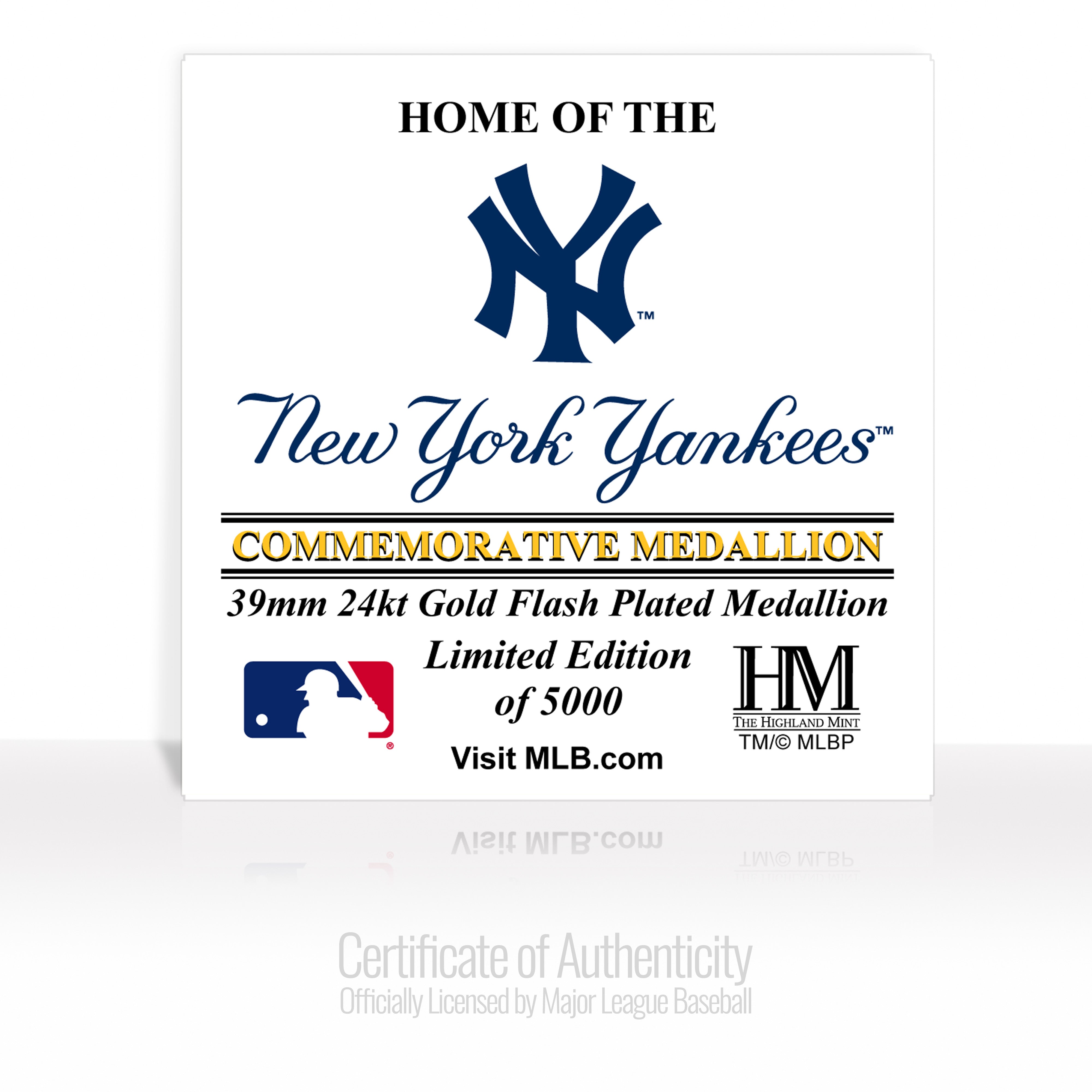 New York Yankees Stadium Gold Mint Coin – The Highland Mint
