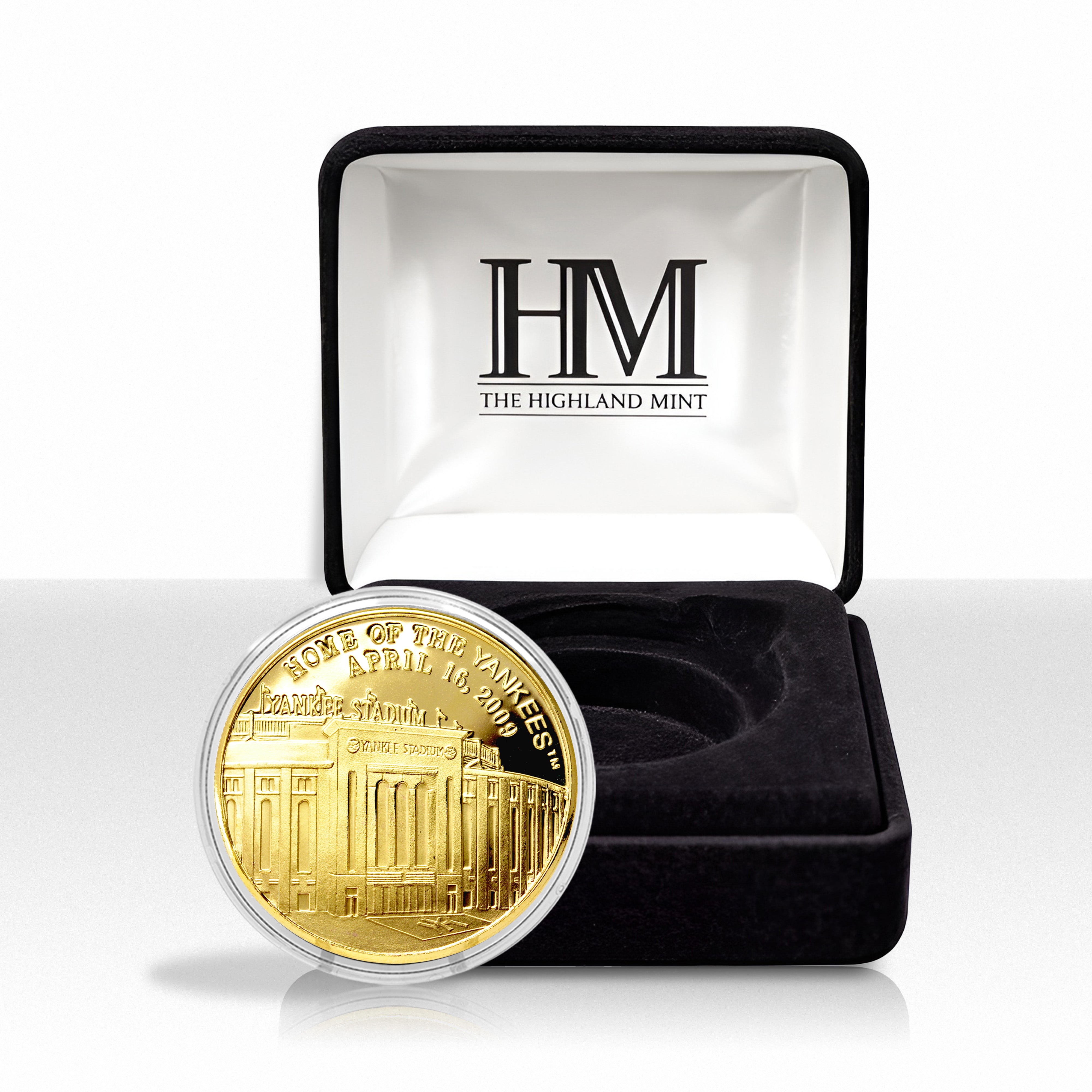 New York Yankees 貯金箱 310 New York Yankees Stadium Gold Mint Coin – The Highland Mint