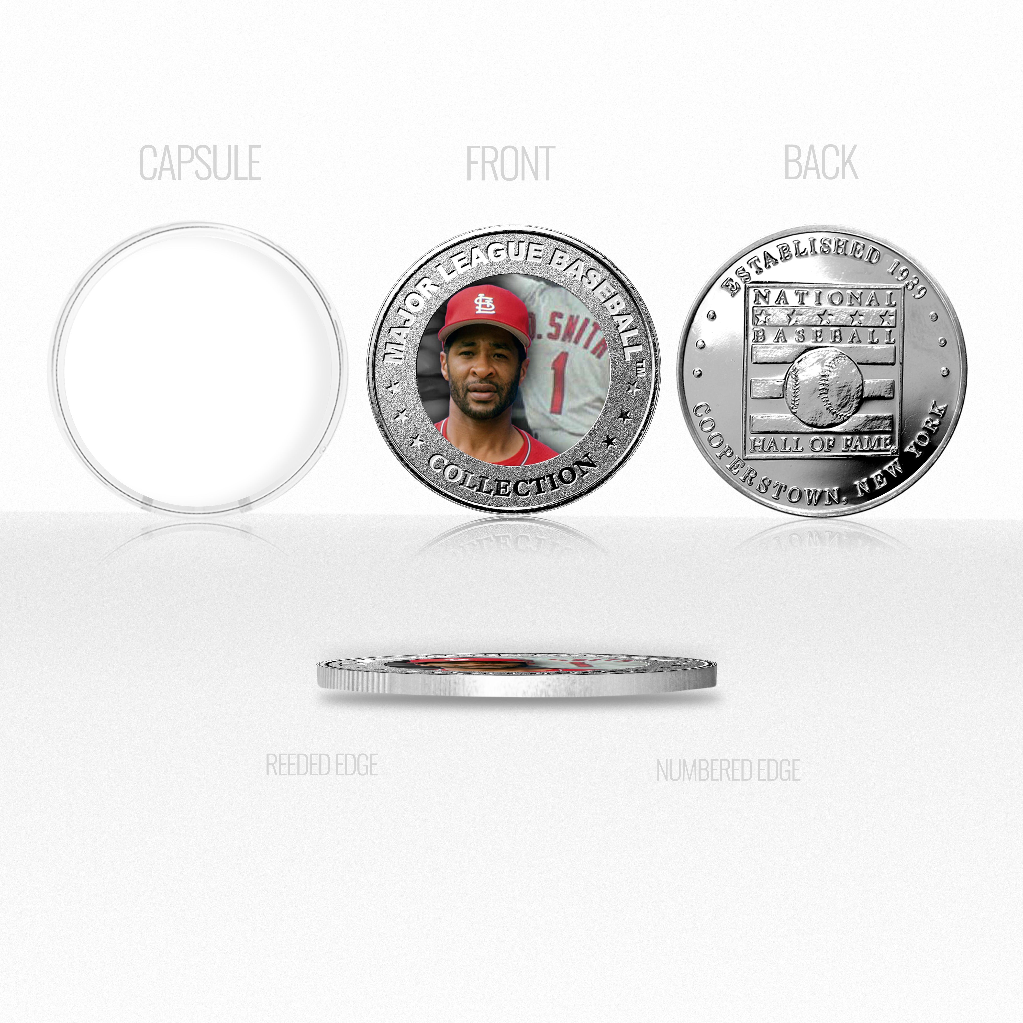 Ozzie Smith Baseball Hall of Fame Silver Color Coin