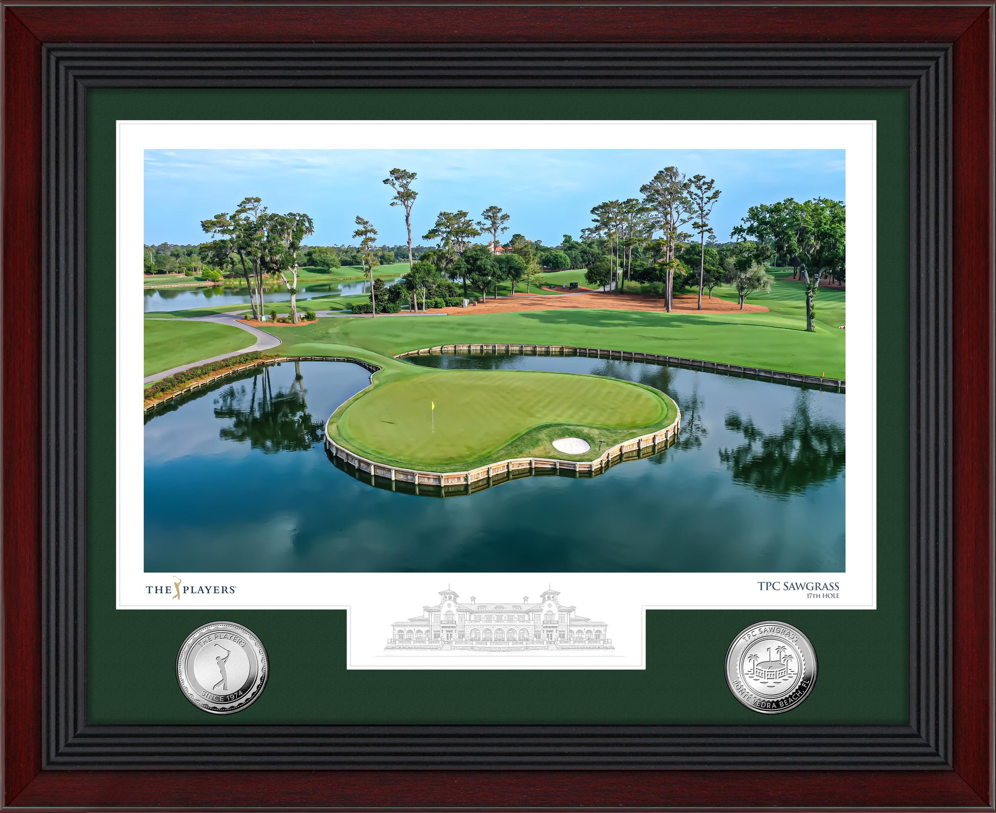 THE PLAYERS Championship Sawgrass 17th Hole Silver Coin Photo Mint
