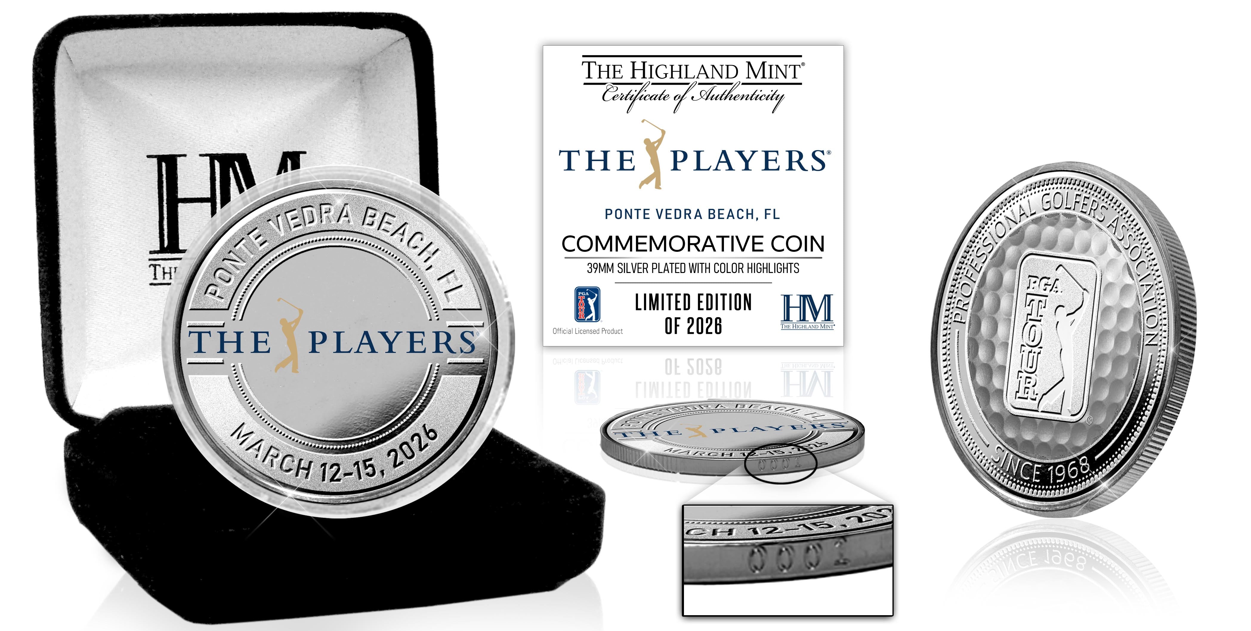 THE PLAYERS Championship 2026 Silver Plated Color Coin