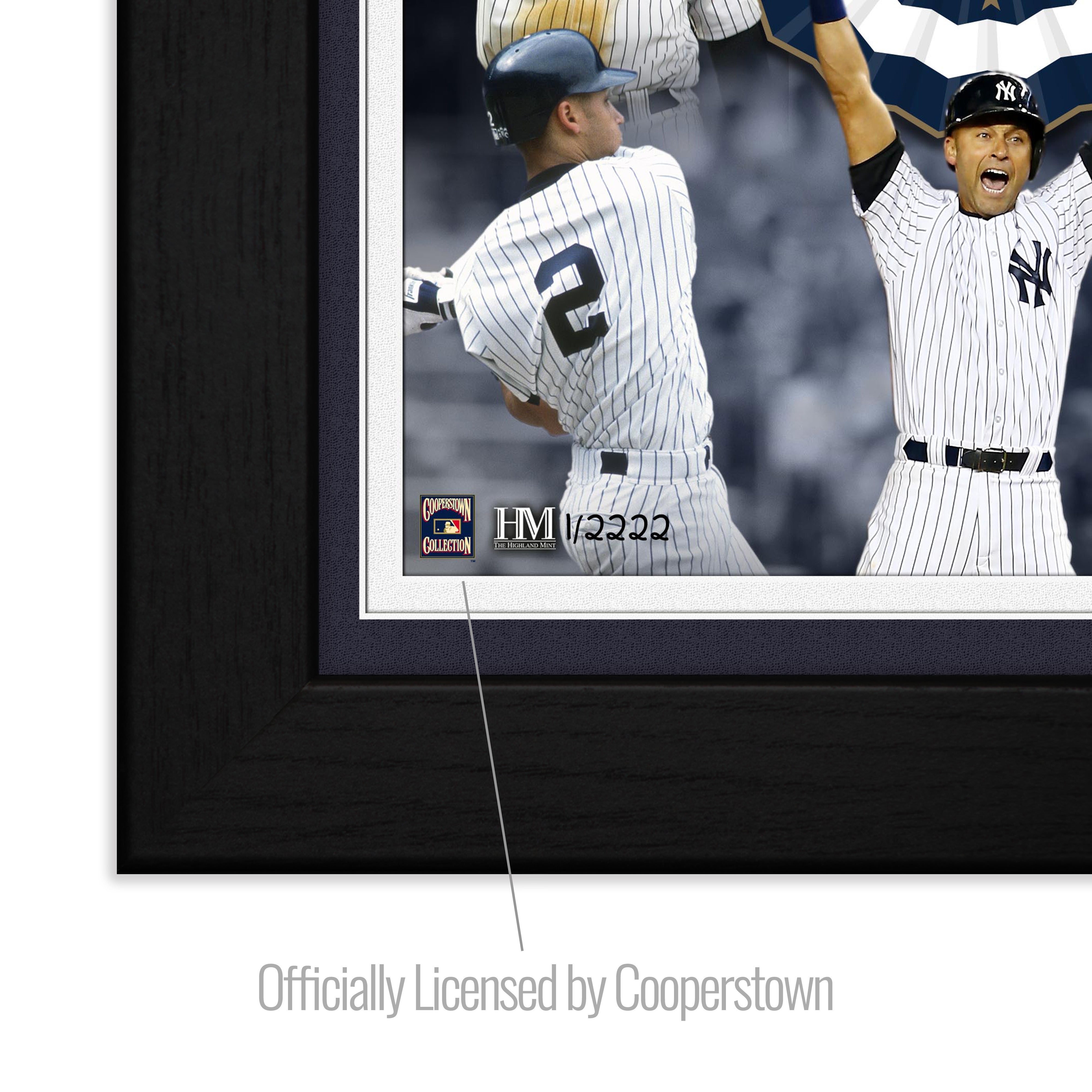 Derek Jeter 2020 HOF Induction Banner Bronze Coin Photo Mint