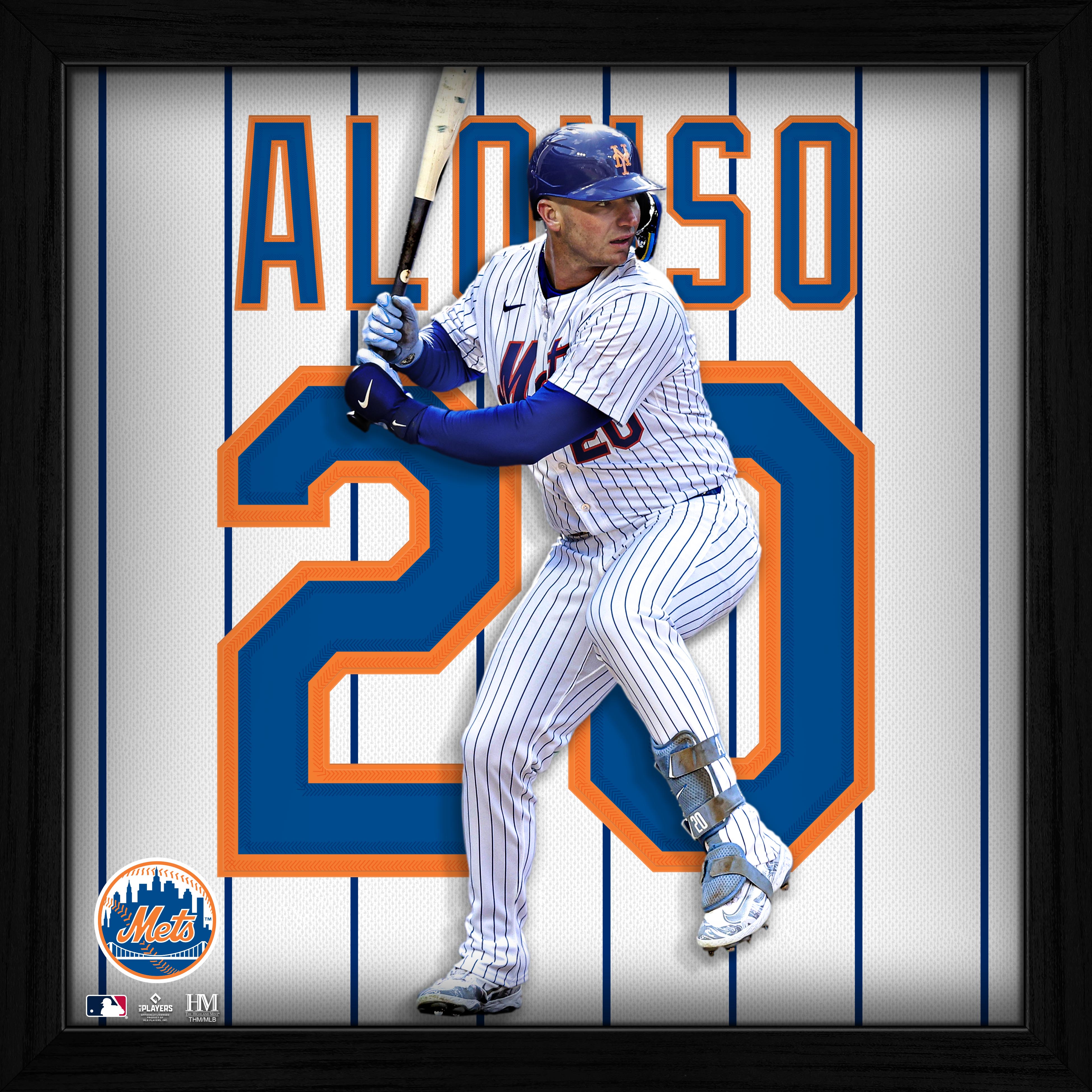 Pete Alonso Impact Jersey Framed Photo