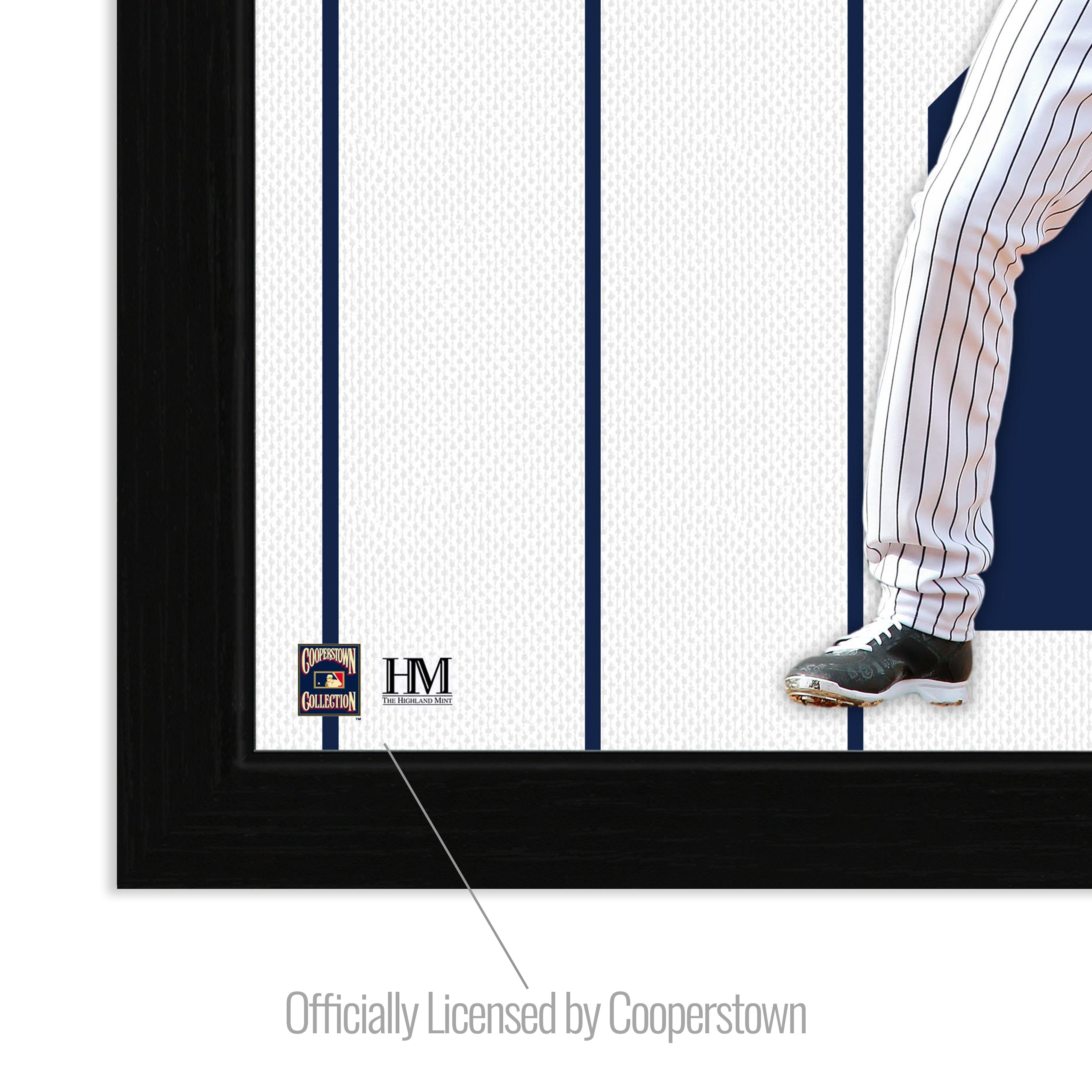 Derek Jeter Impact Jersey Framed Photo
