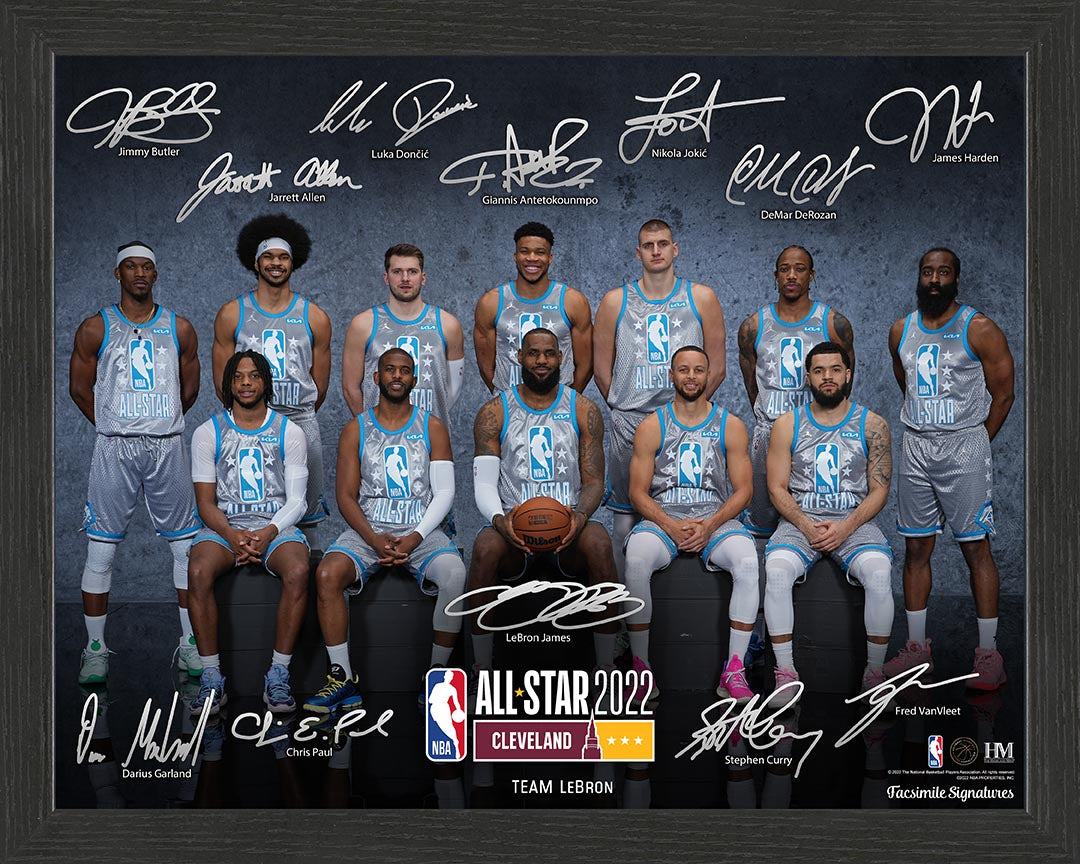 NBA 2022 "Team LeBron" All-Stars Signature Frame