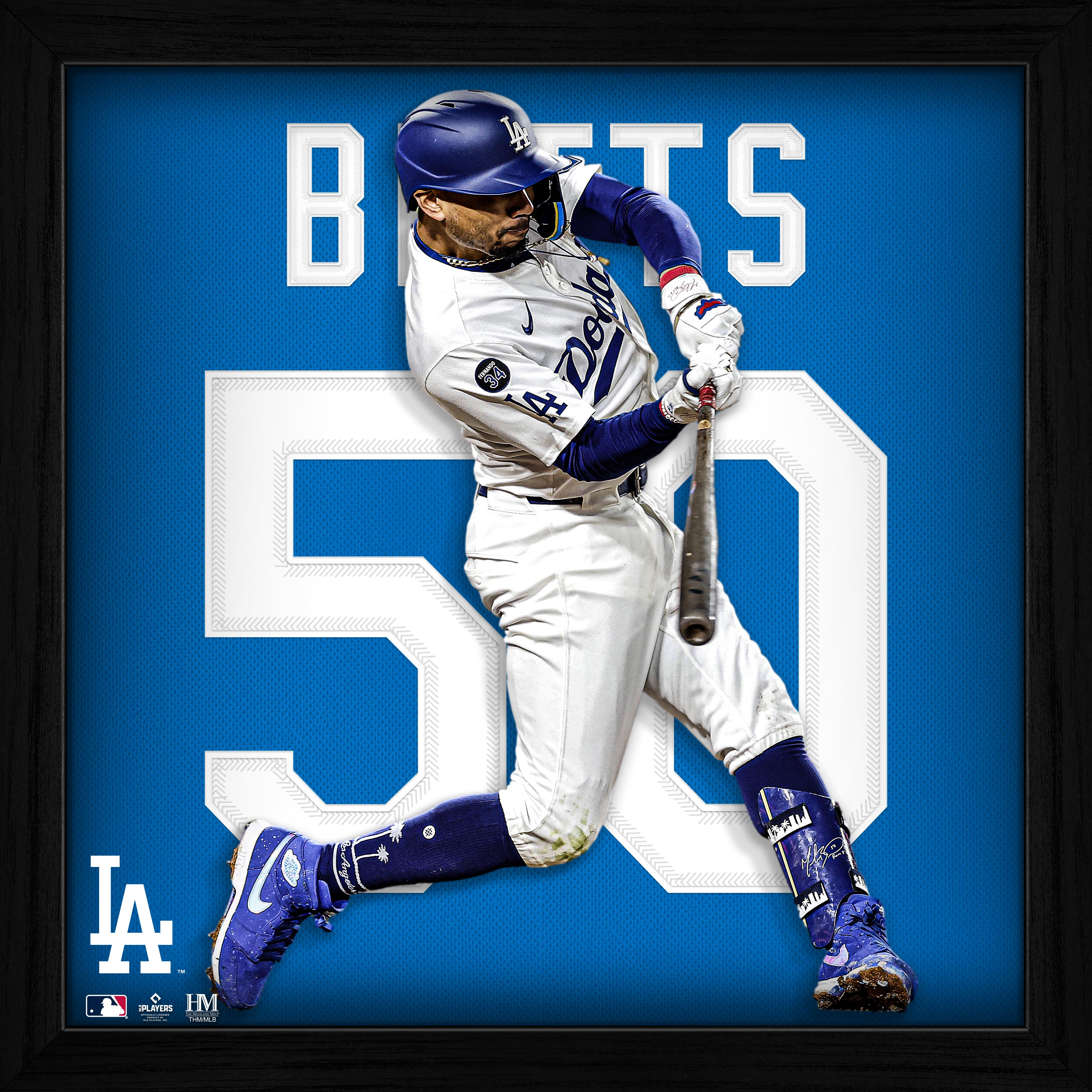 Mookie Betts Los Angeles Dodgers IMPACT Jersey Frame