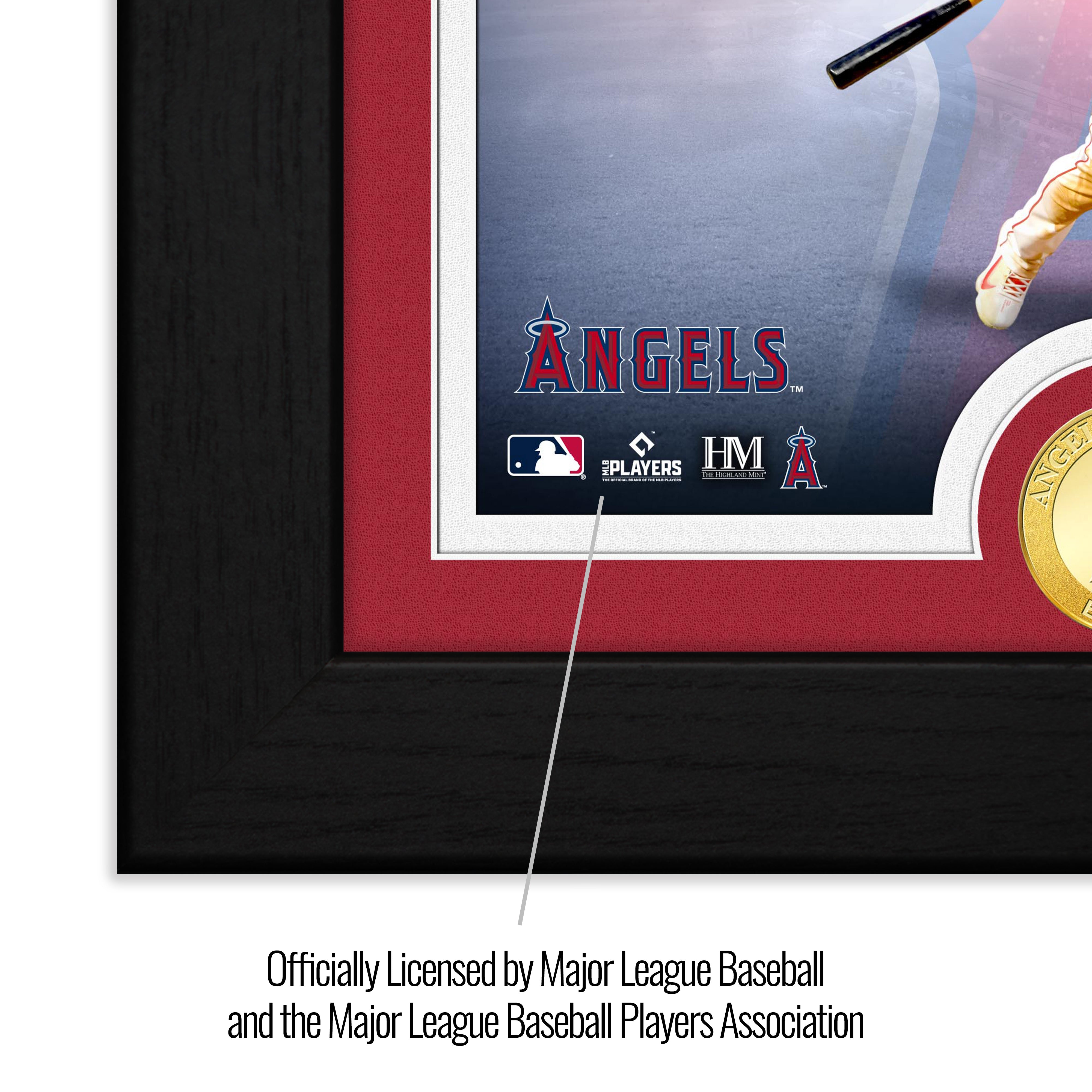 Mike Trout Angels Legends Bronze Coin Photo Mint