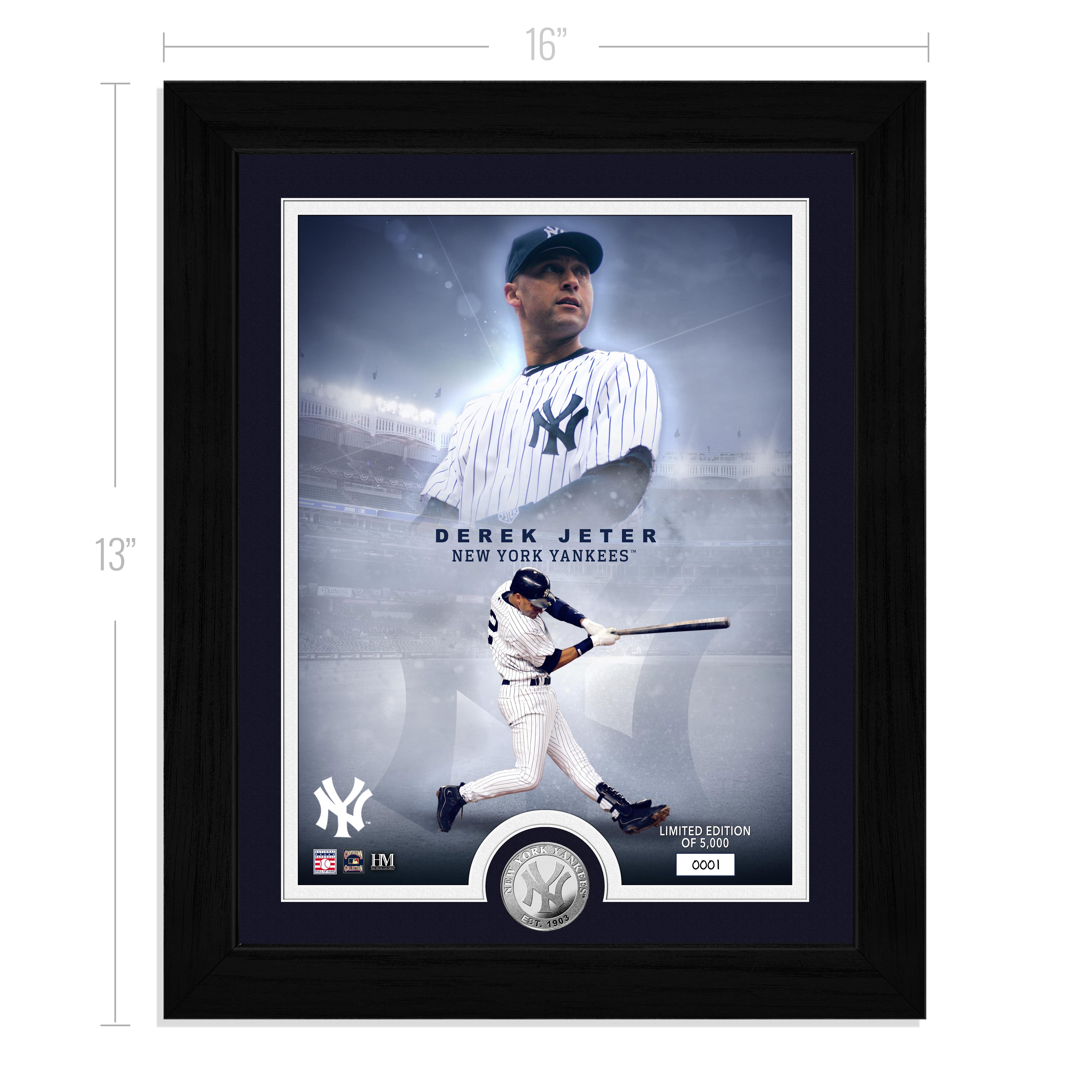 Derek Jeter Yankees Legends Silver Coin Photo Mint