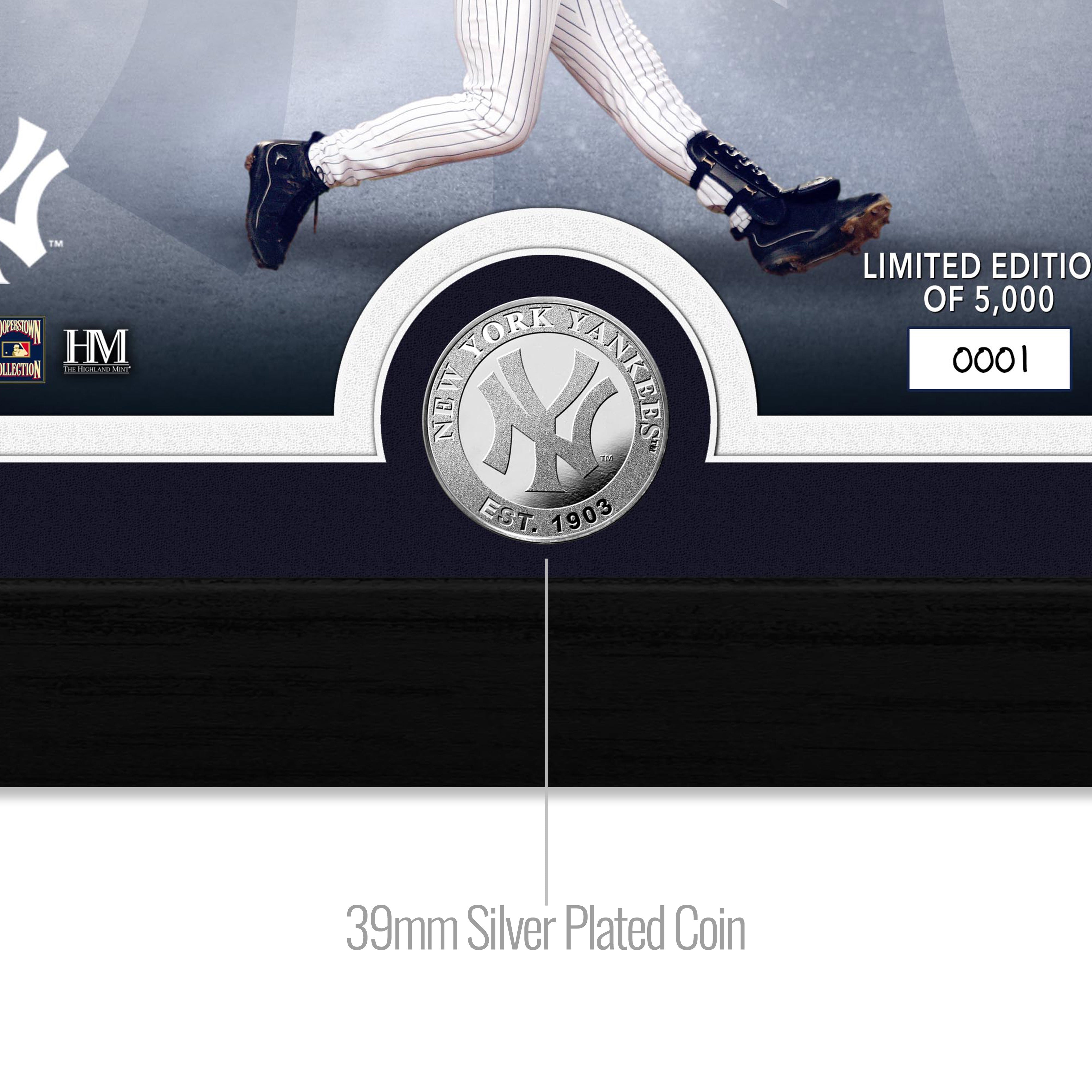 Derek Jeter Yankees Legends Silver Coin Photo Mint