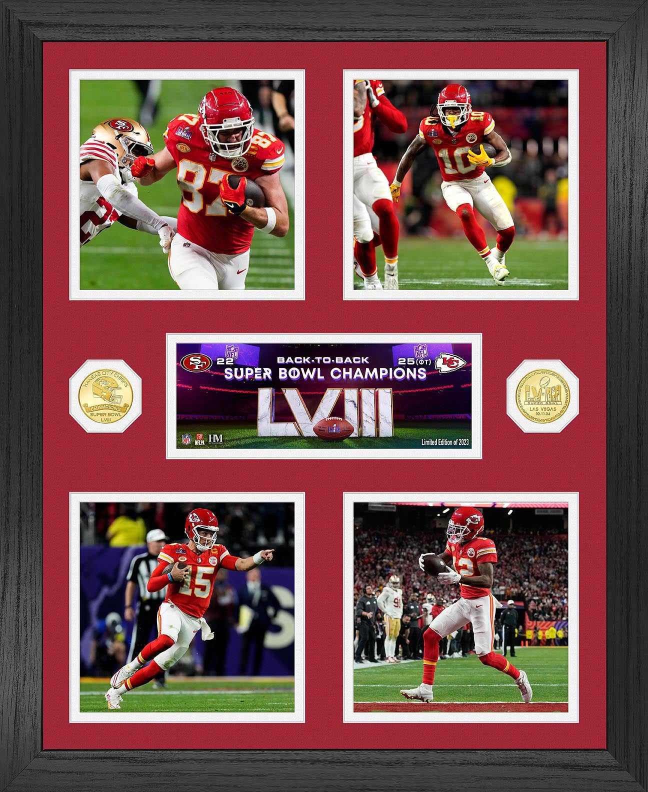 Kansas City Chiefs Super Bowl LVIII Champions Memorable Moments Bronze Coin Photo Mint