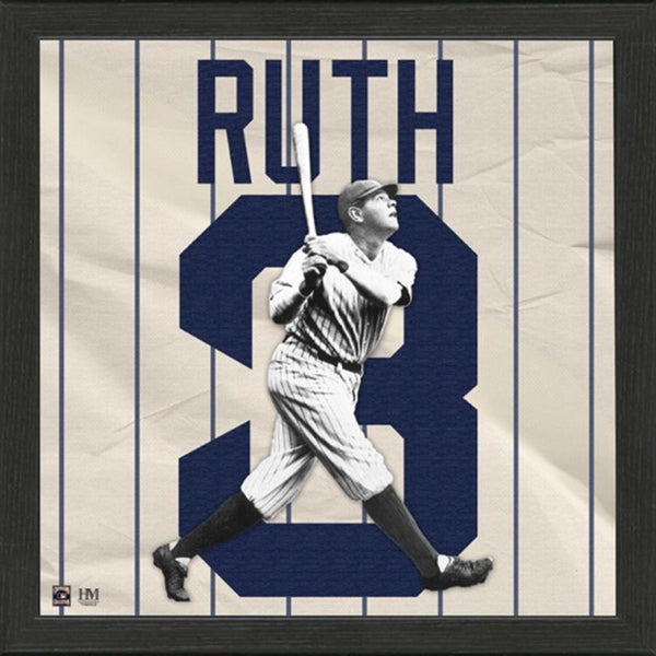Babe Ruth New York Yankees Vintage IMPACT Jersey Frame - Framed