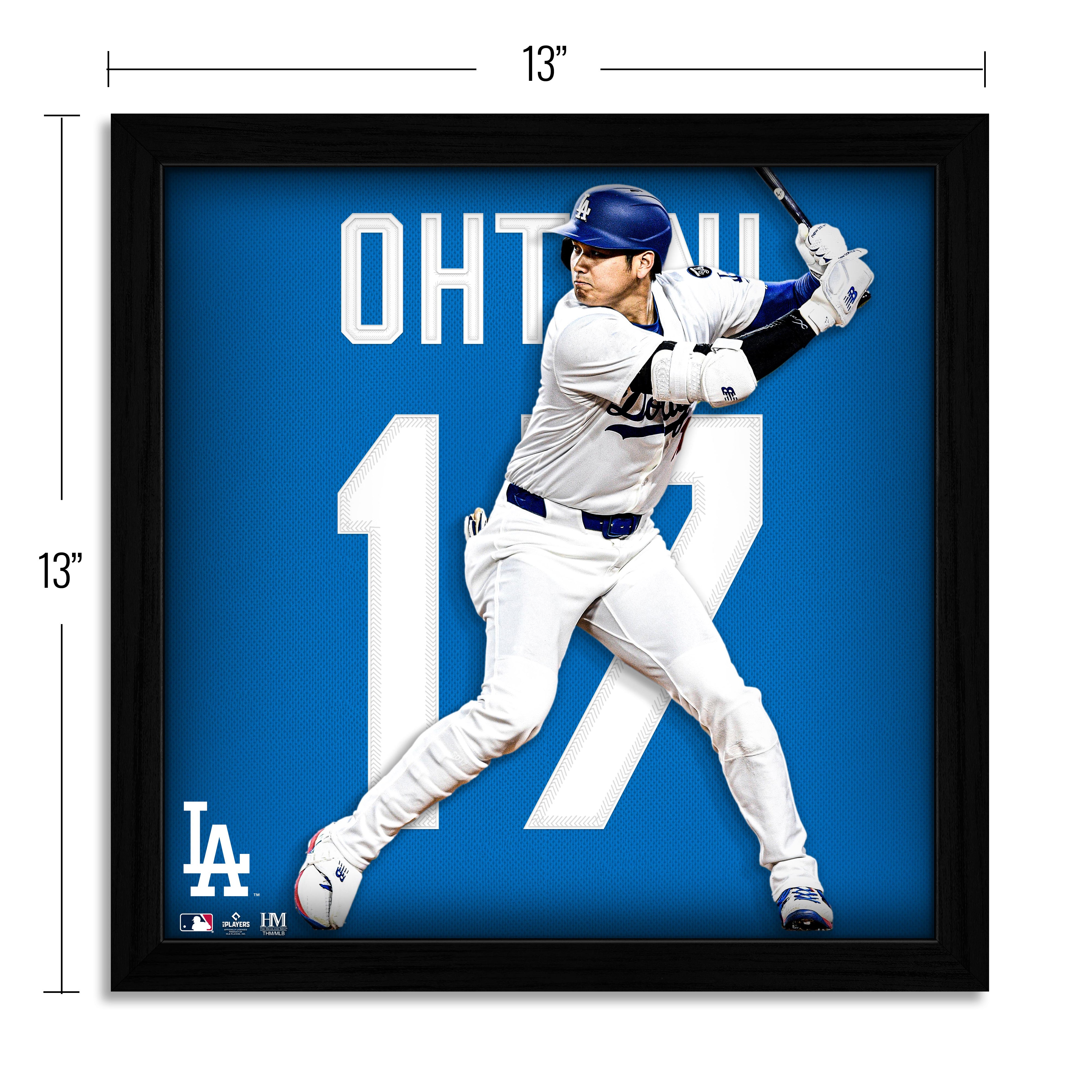 Shohei Ohtani Los Angeles Dodgers IMPACT Jersey Frame