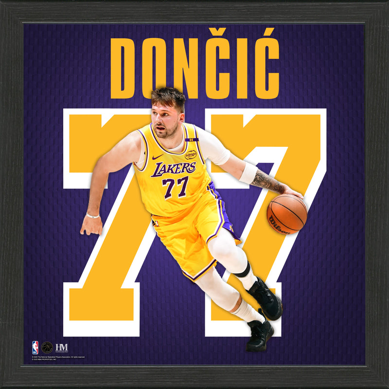 Luka Doncic Los Angeles Lakers Impact Jersey Frame - Frame